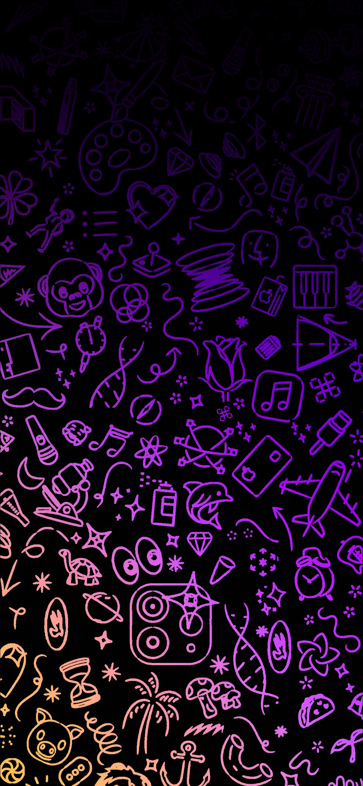 Muster, Purpur, Kunst, Magenta, Kreis. Wallpaper in 1242x2688 Resolution