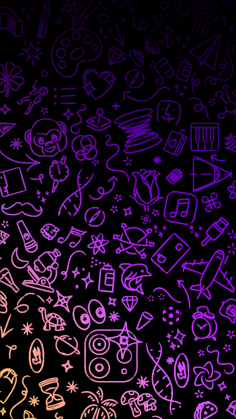 Patrón, Morado, Arte, Magenta, Circulo. Wallpaper in 750x1334 Resolution