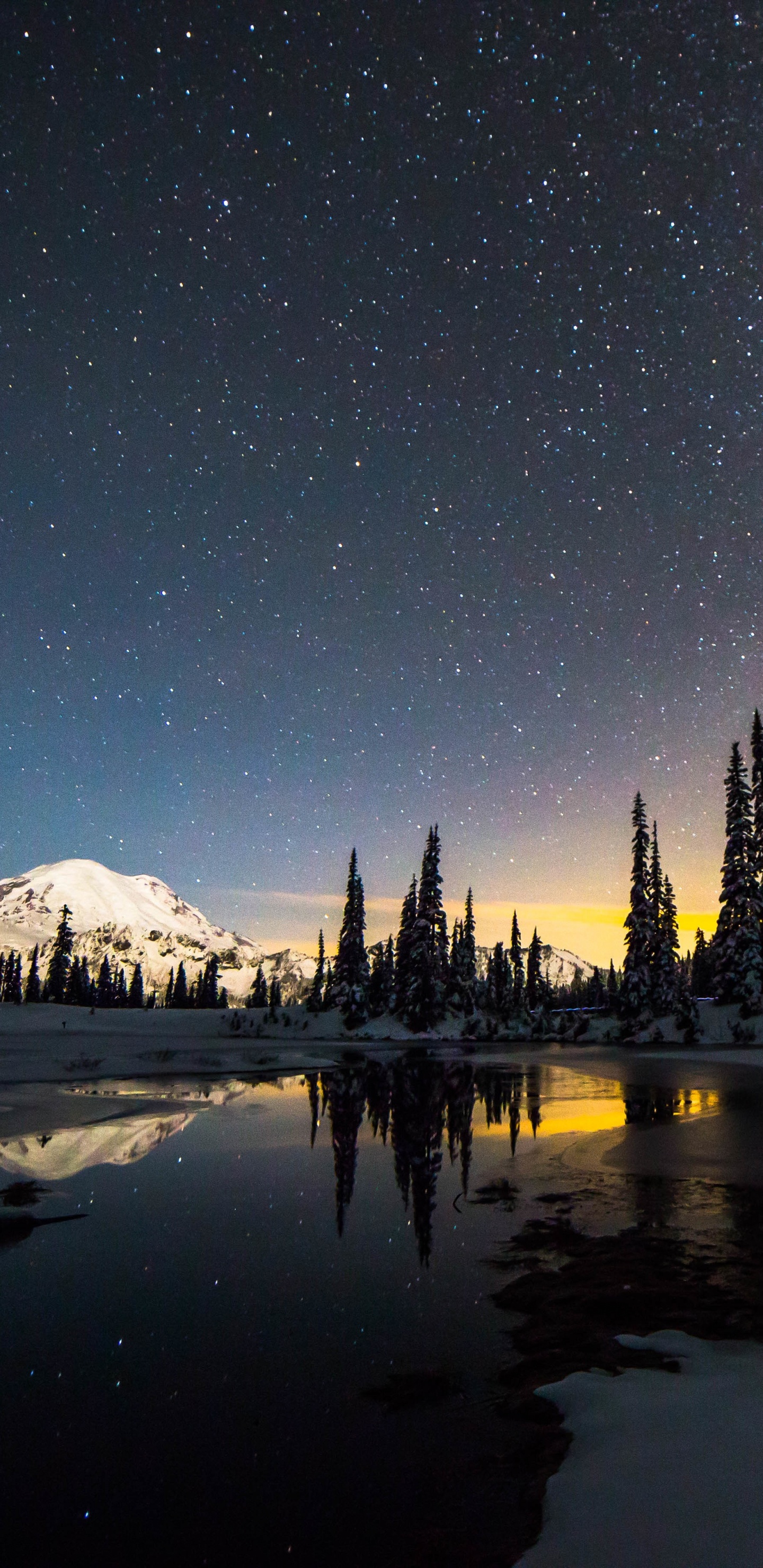 气氛, Fedora, 宗教文本, 冻结, 天空 壁纸 1440x2960 允许