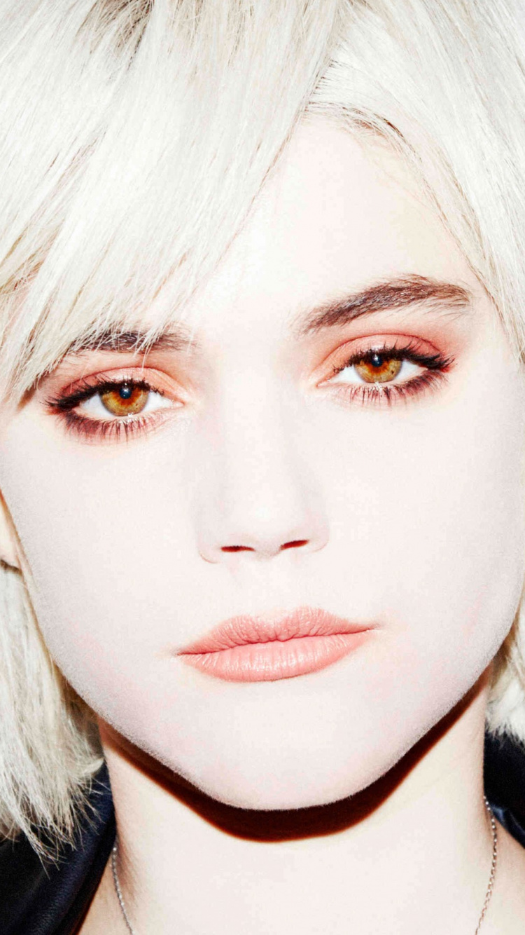 Album, Hair, Face, White, Hairstyle. Wallpaper in 750x1334 Resolution