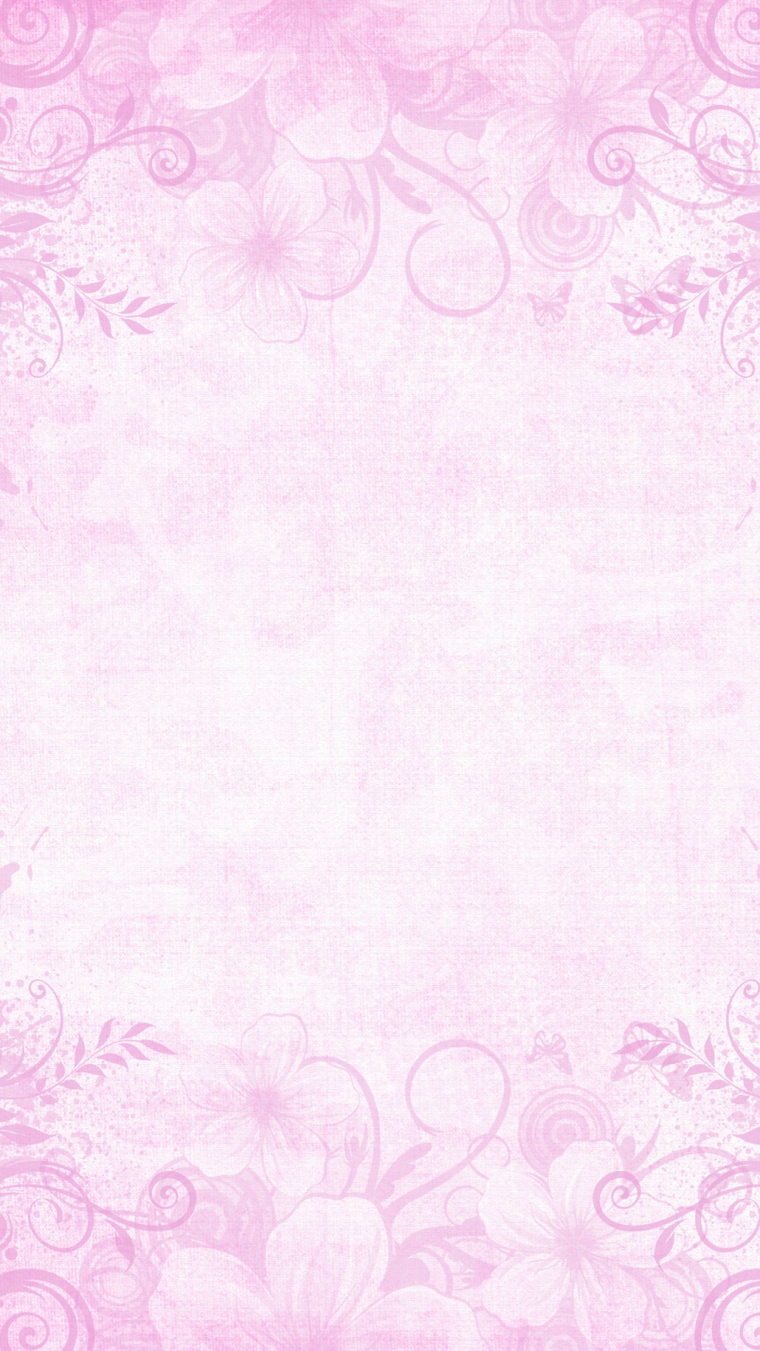 Lila Und Weißes Florales Textil. Wallpaper in 1080x1920 Resolution