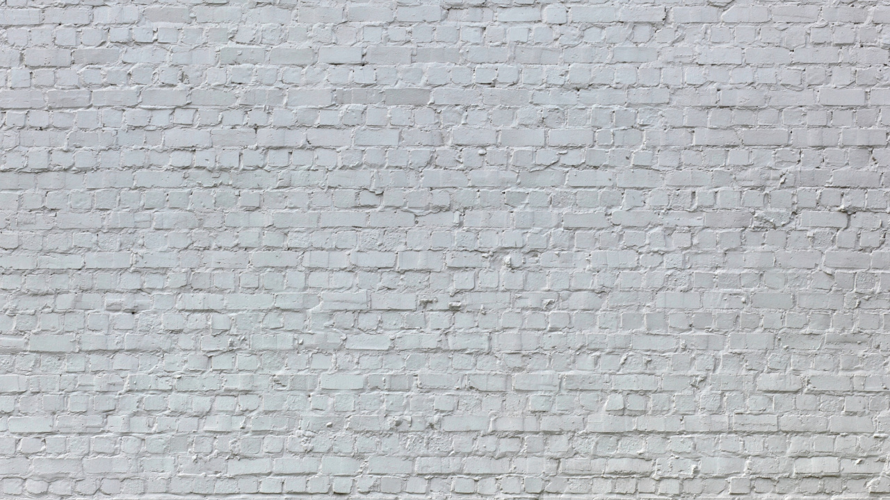 White and Gray Brick Wall. Wallpaper in 1280x720 Resolution