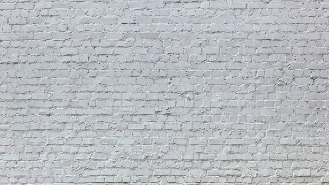 Mur de Briques Blanches et Grises. Wallpaper in 1366x768 Resolution