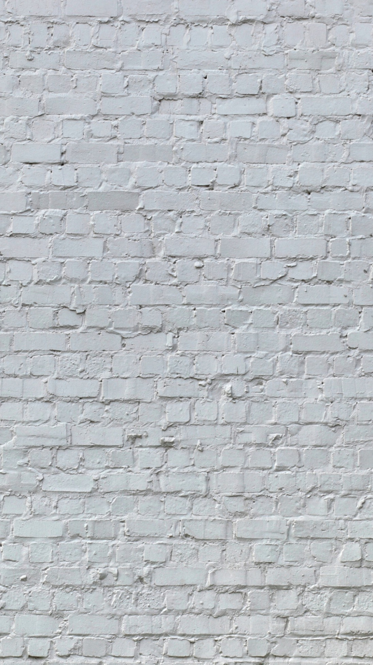 Pared de Ladrillo Blanco y Gris. Wallpaper in 750x1334 Resolution
