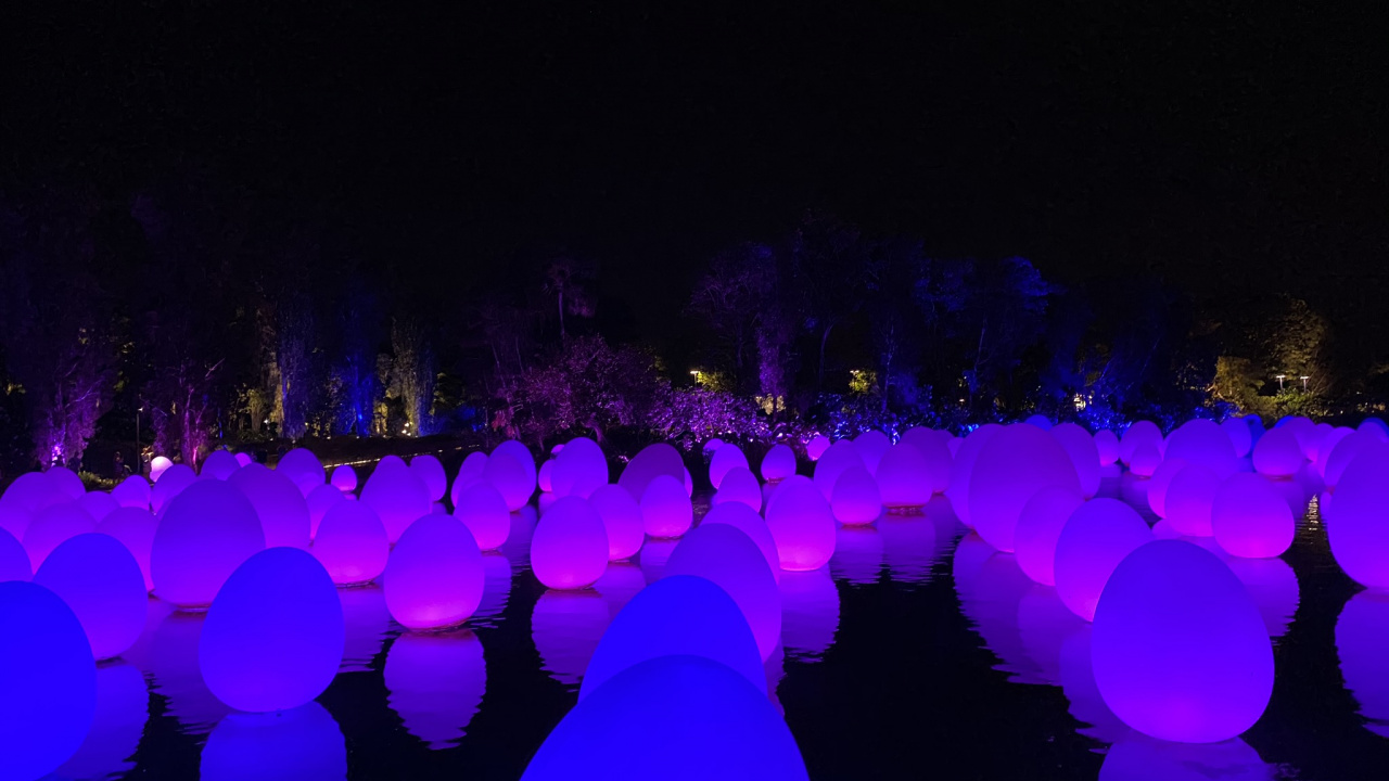 Singapour, Lumière, Physique, Nuit, Purple. Wallpaper in 1280x720 Resolution