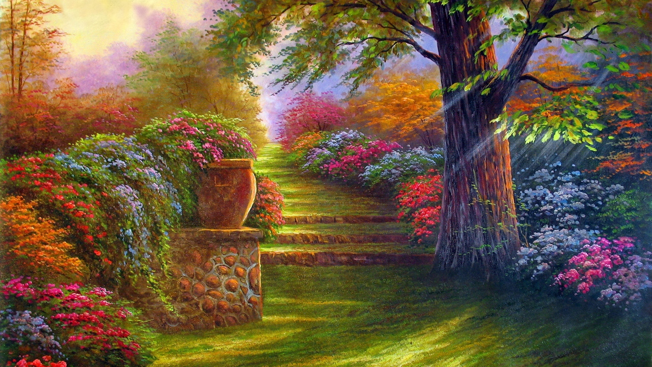 Brown Concrete Brick Near Green Grass Field During Daytime. Wallpaper in 1280x720 Resolution