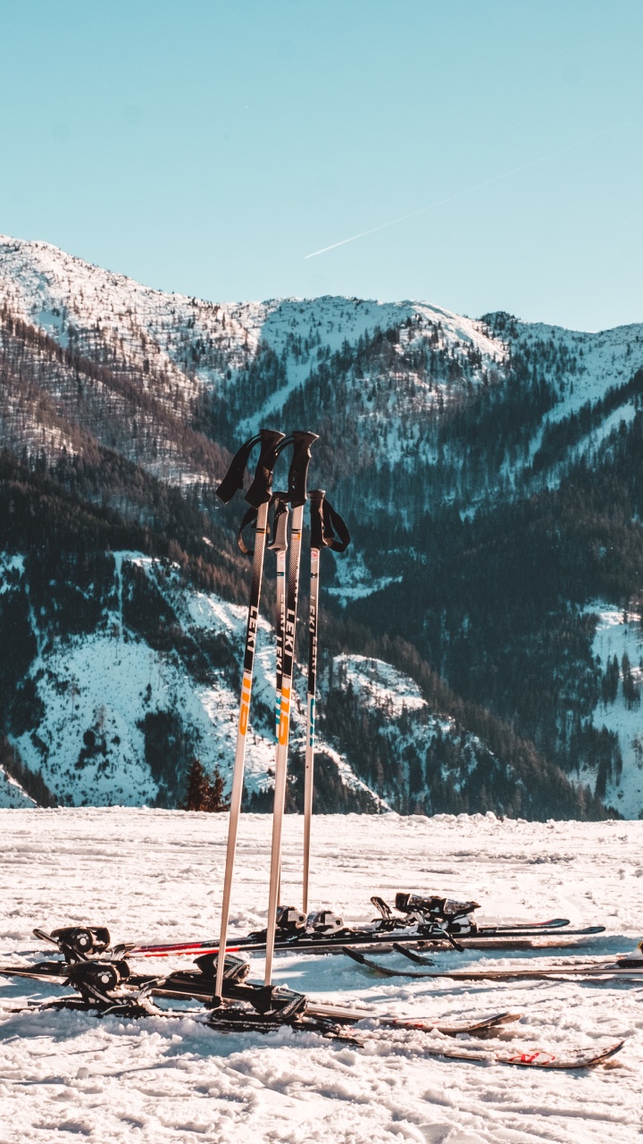 滑雪胜地, 滑雪道, 多山的地貌, 山脉, 地质学 壁纸 720x1280 允许