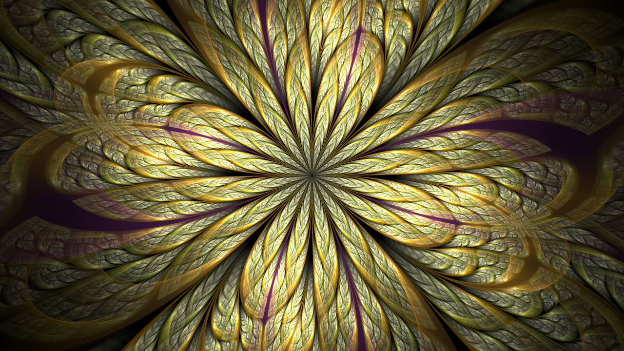 Peinture Abstraite Jaune et Violette. Wallpaper in 1280x720 Resolution