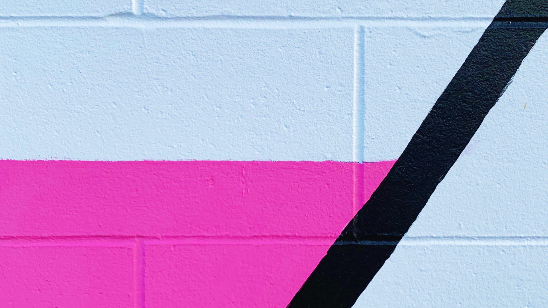 Black Strap on White and Pink Painted Wall. Wallpaper in 1920x1080 Resolution