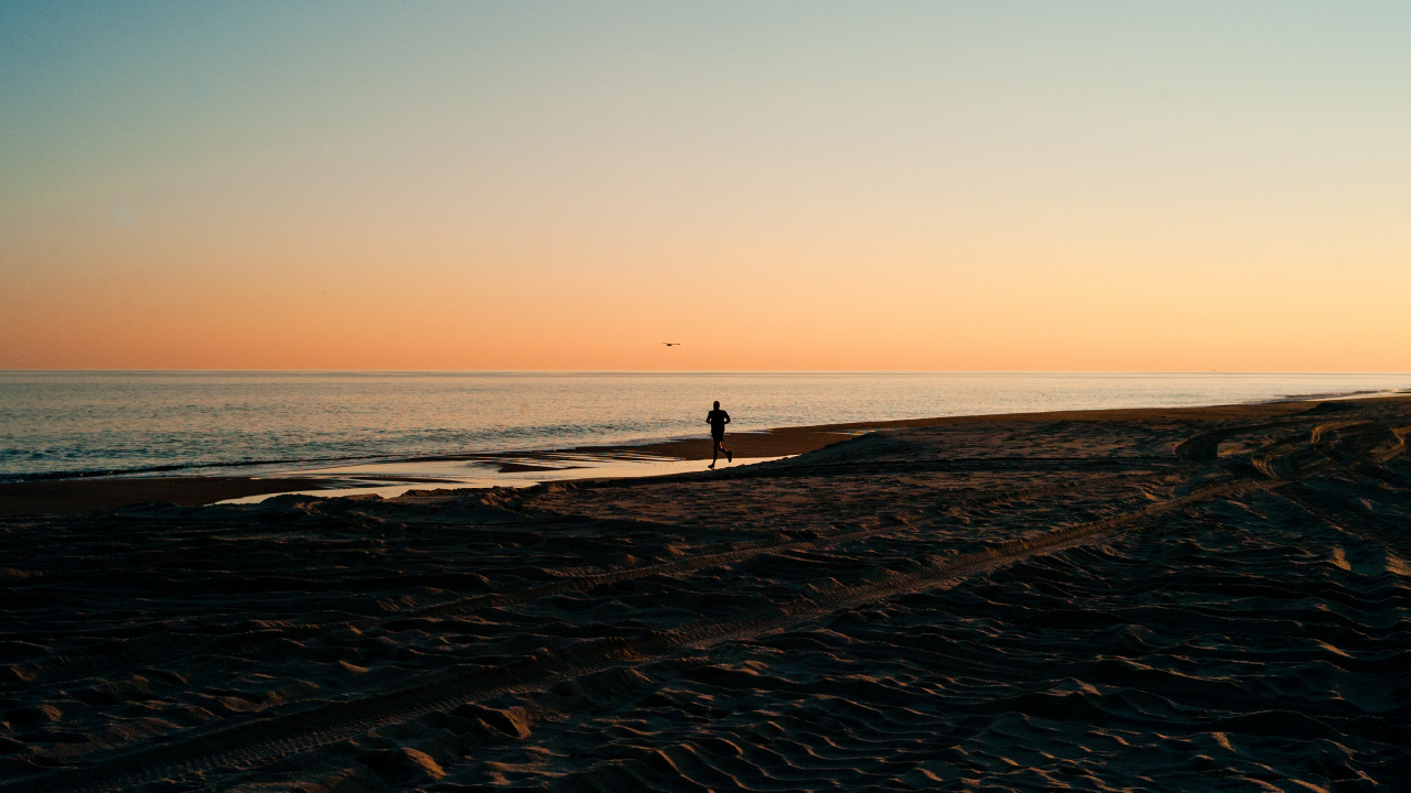 Body of Water, Horizon, Sea, Beach, Ocean. Wallpaper in 1280x720 Resolution