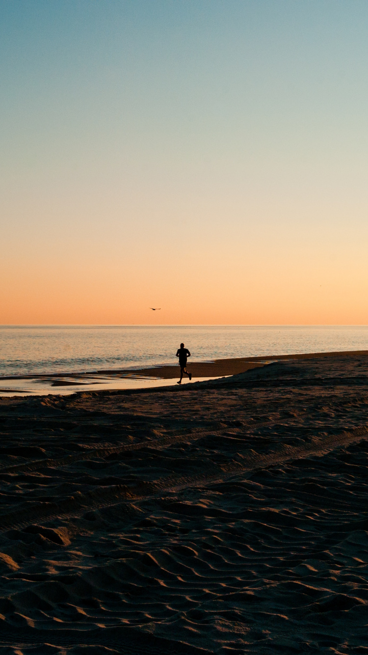 Body of Water, Horizon, Sea, Beach, Ocean. Wallpaper in 750x1334 Resolution