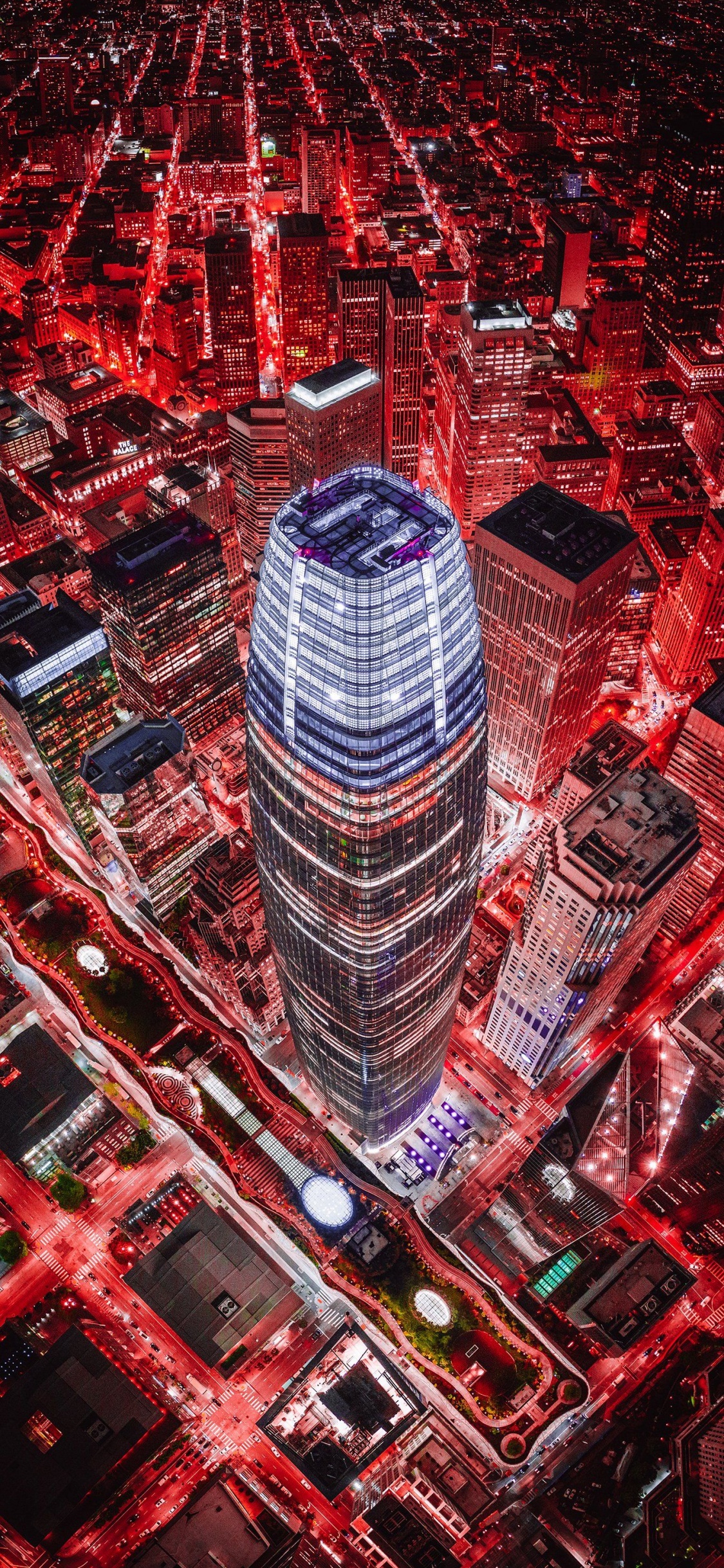 San Francisco, Building, Skyscraper, Tower, World. Wallpaper in 1125x2436 Resolution