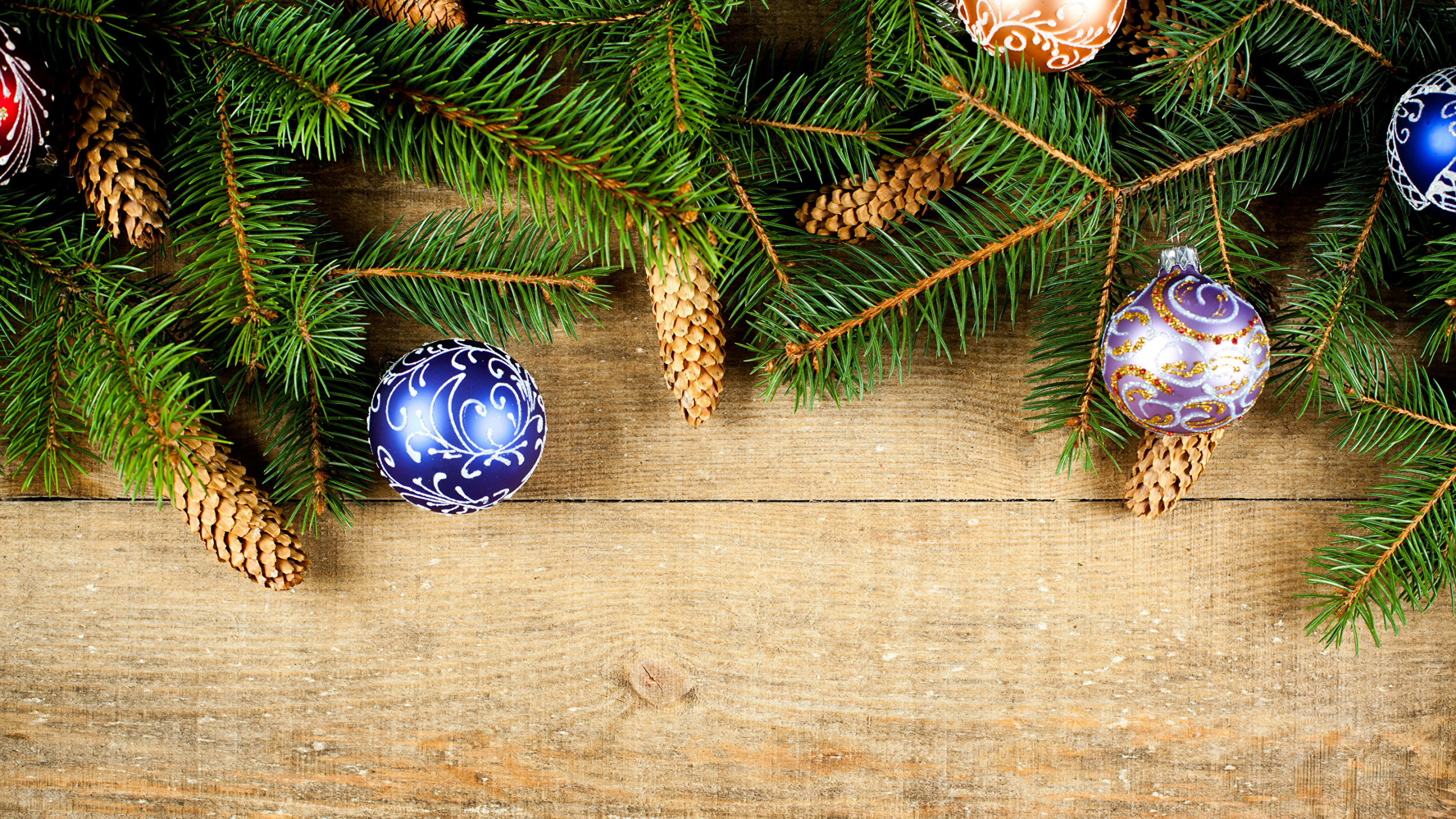 Weihnachten, Baum, Branch, Fir, Christmas Ornament. Wallpaper in 2560x1440 Resolution