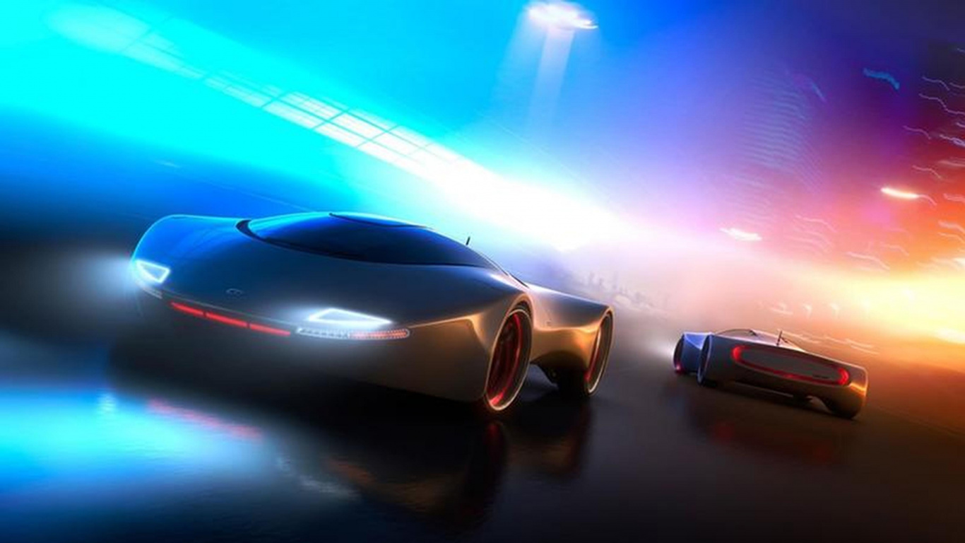 概念车, 超级跑车, 的车城, 电视, Microsoft Windows 壁纸 1366x768 允许
