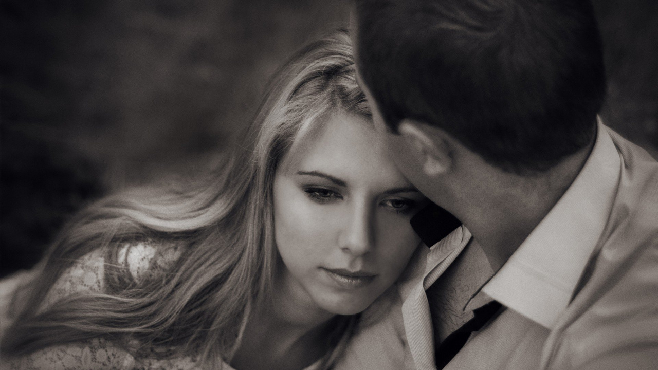 Romance, Love, Beauty, Forehead, Lip. Wallpaper in 1280x720 Resolution