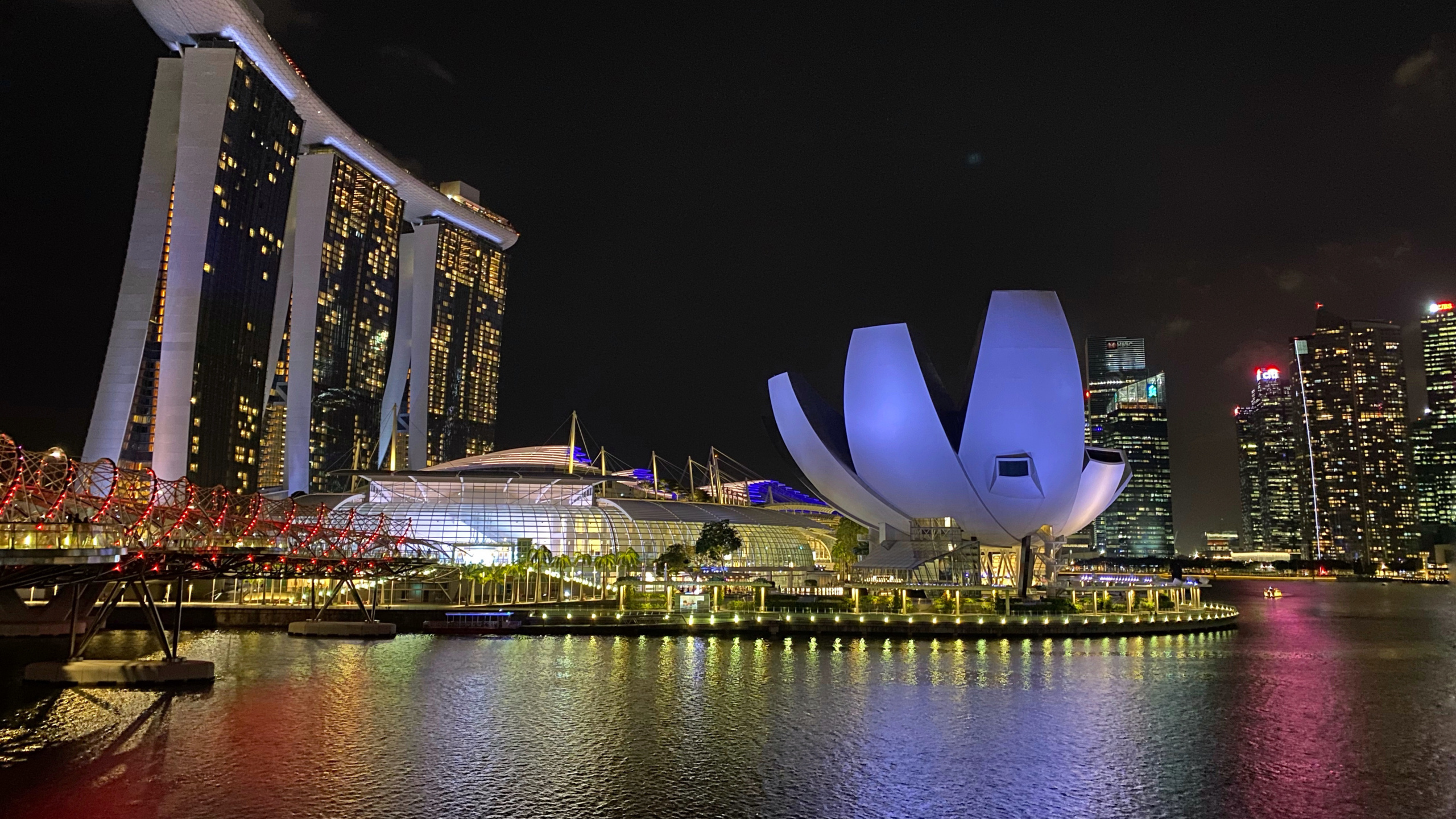 反射, 吴哥窟, 城市, 建筑, 大都会 壁纸 2560x1440 允许