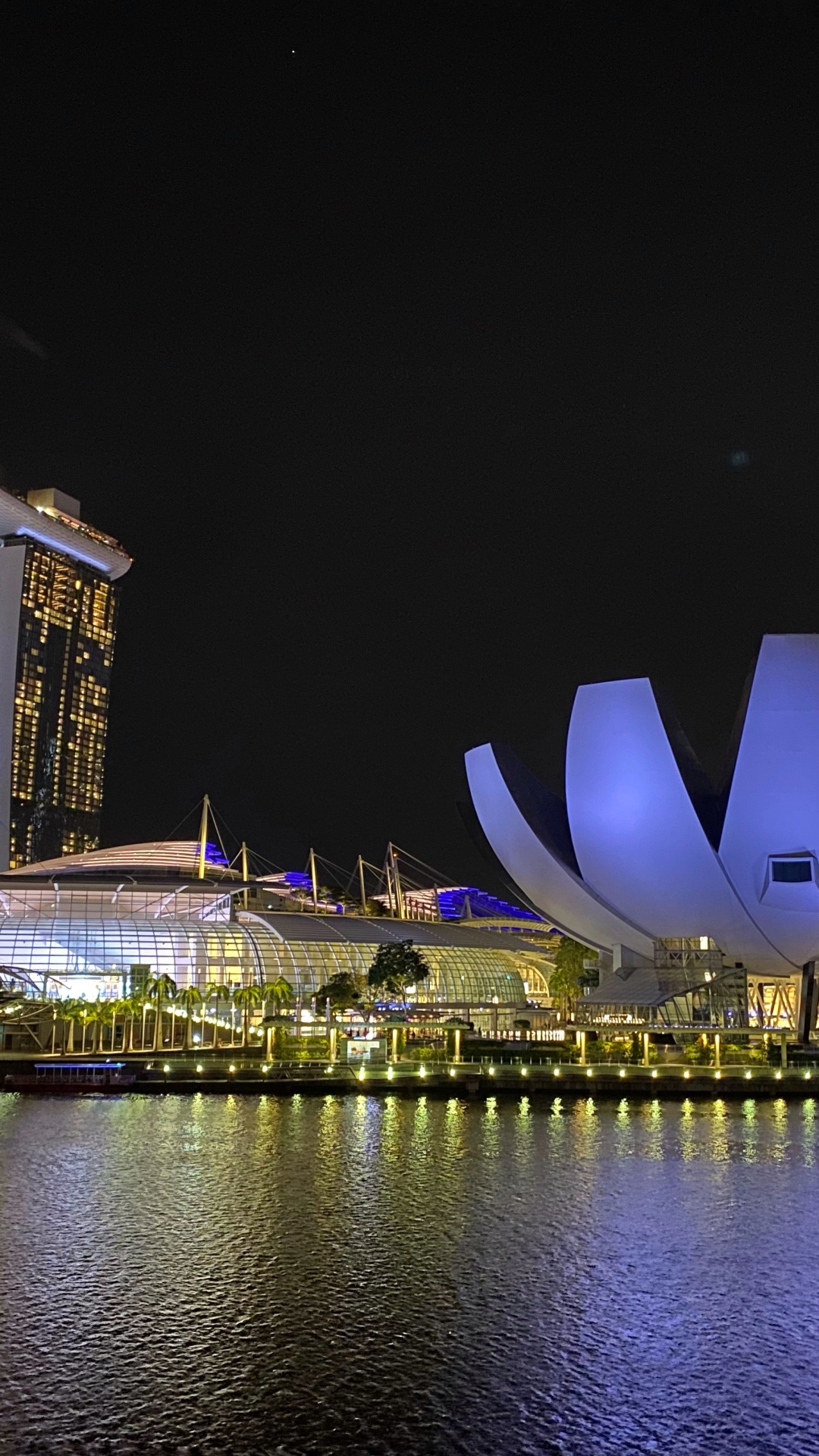Reflection, Angkor Wat, Water, Night, City. Wallpaper in 1080x1920 Resolution