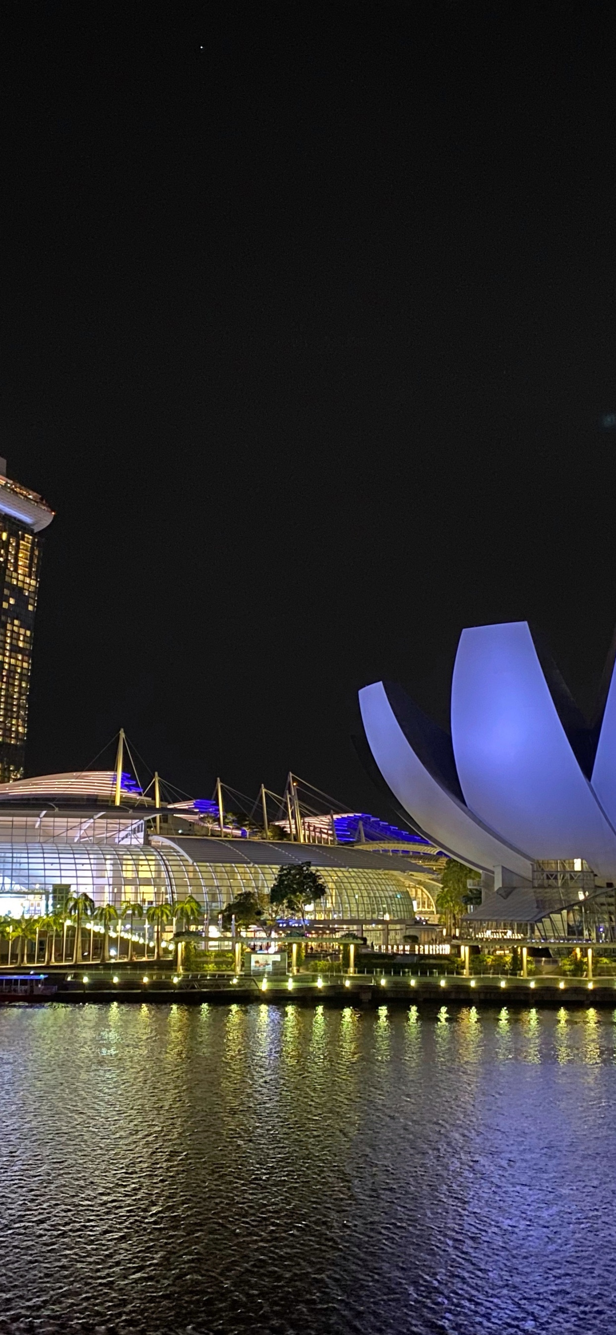 Reflexion, Angkor Wat, Wasser, Nacht, Architektur. Wallpaper in 1242x2688 Resolution