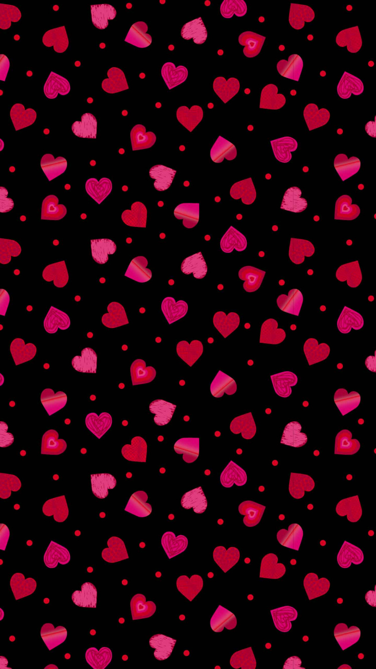 Cœur, Pink, Propriété Des Matériaux, Magenta, Rectangle. Wallpaper in 750x1334 Resolution