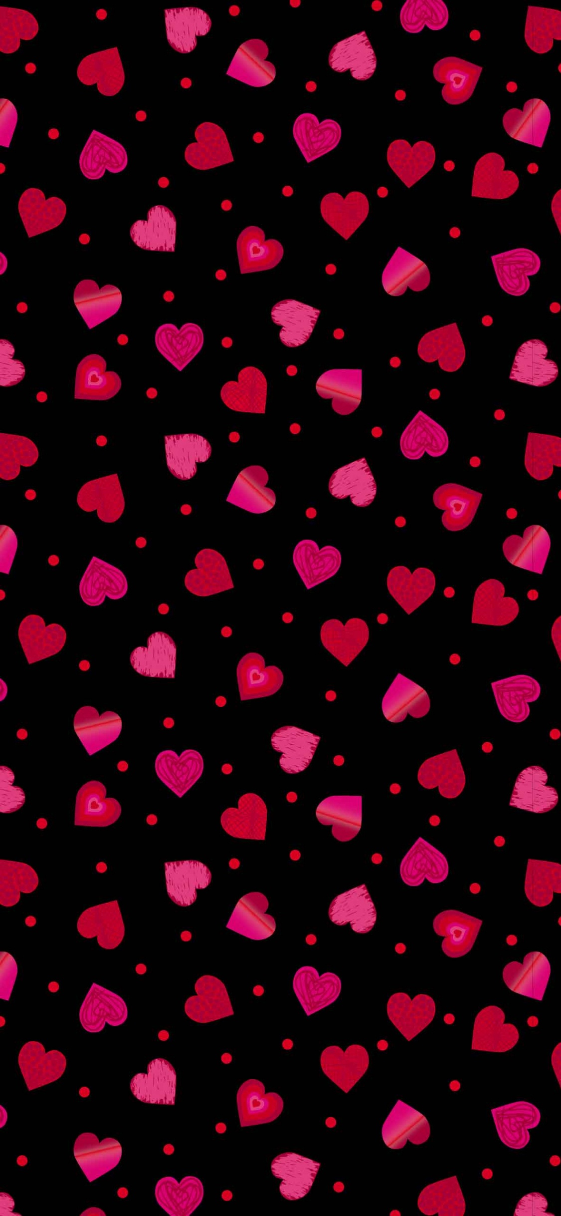 Herzen, Pink, Werkstoffeigenschaften, Magenta, Rechteck. Wallpaper in 1125x2436 Resolution