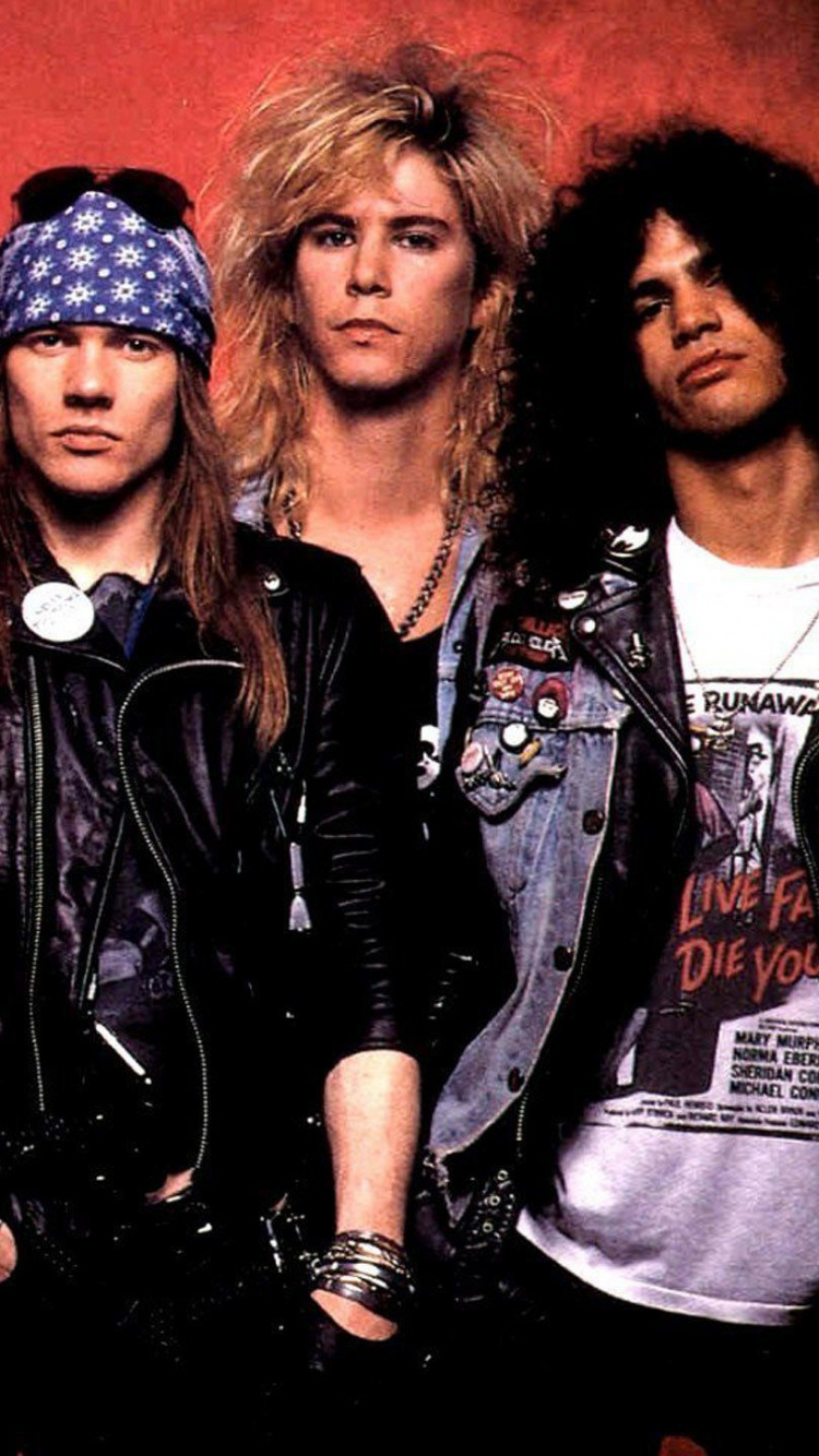 Guns N Roses, Slash, Axl Rose, No en Esta Vida Gira, Duff McKagan. Wallpaper in 750x1334 Resolution