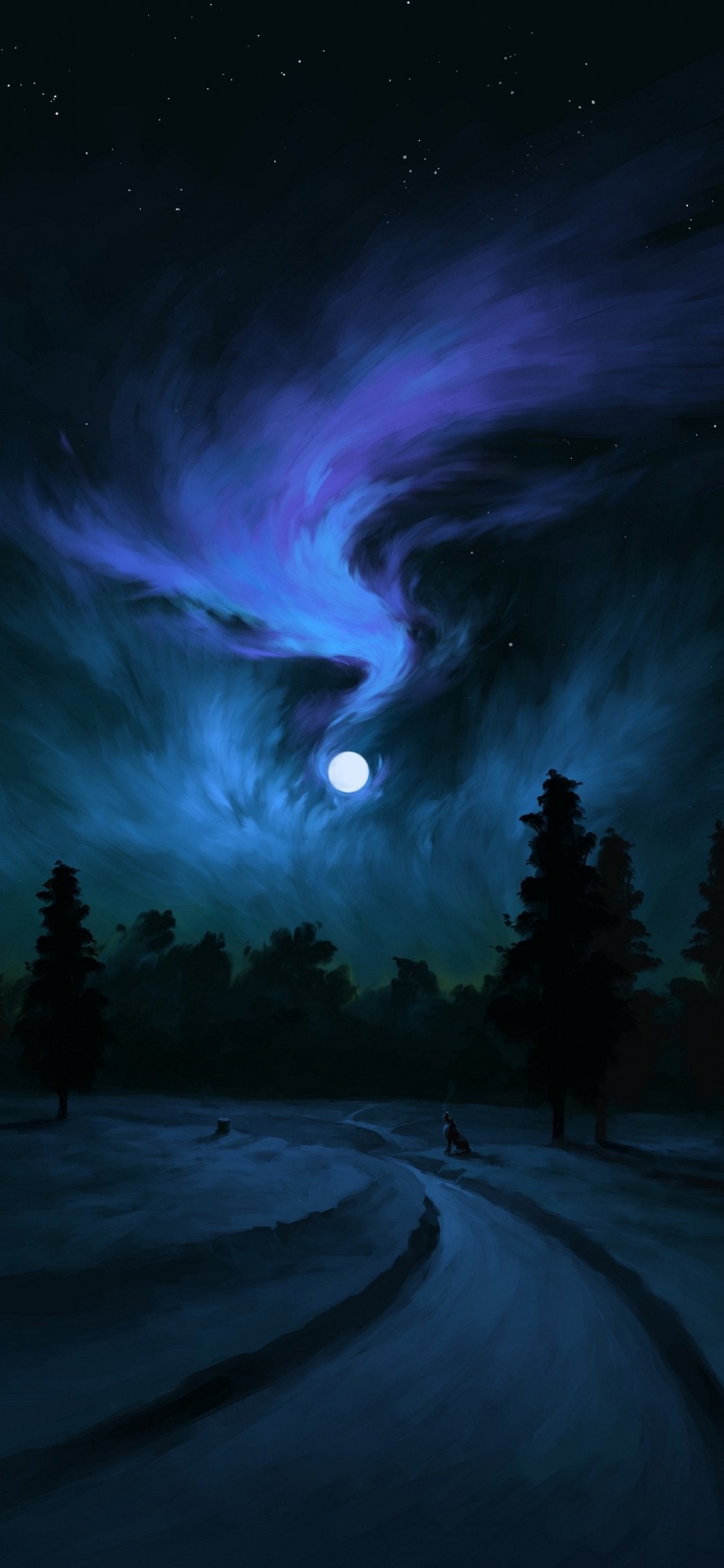 Luz de la Luna 16 9, Luna, Ambiente, Tierra, Arte. Wallpaper in 1125x2436 Resolution