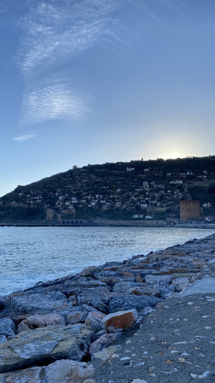 大海, 水资源, 高地, 银行, 地平线 壁纸 720x1280 允许