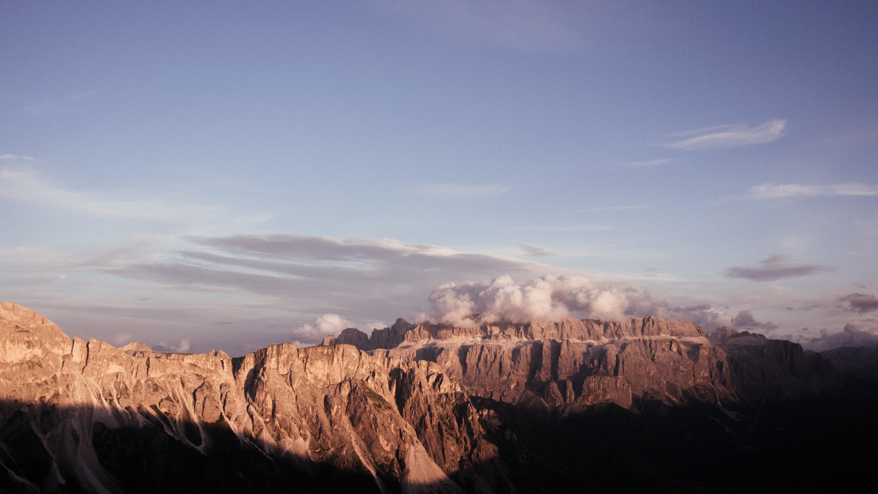 Landscape, Natural Landscape, Badlands, Cloud, Horizon. Wallpaper in 1280x720 Resolution