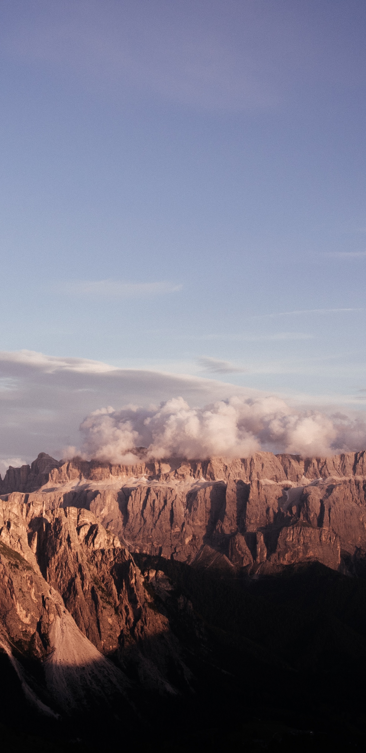 Landscape, Natural Landscape, Badlands, Cloud, Horizon. Wallpaper in 1440x2960 Resolution