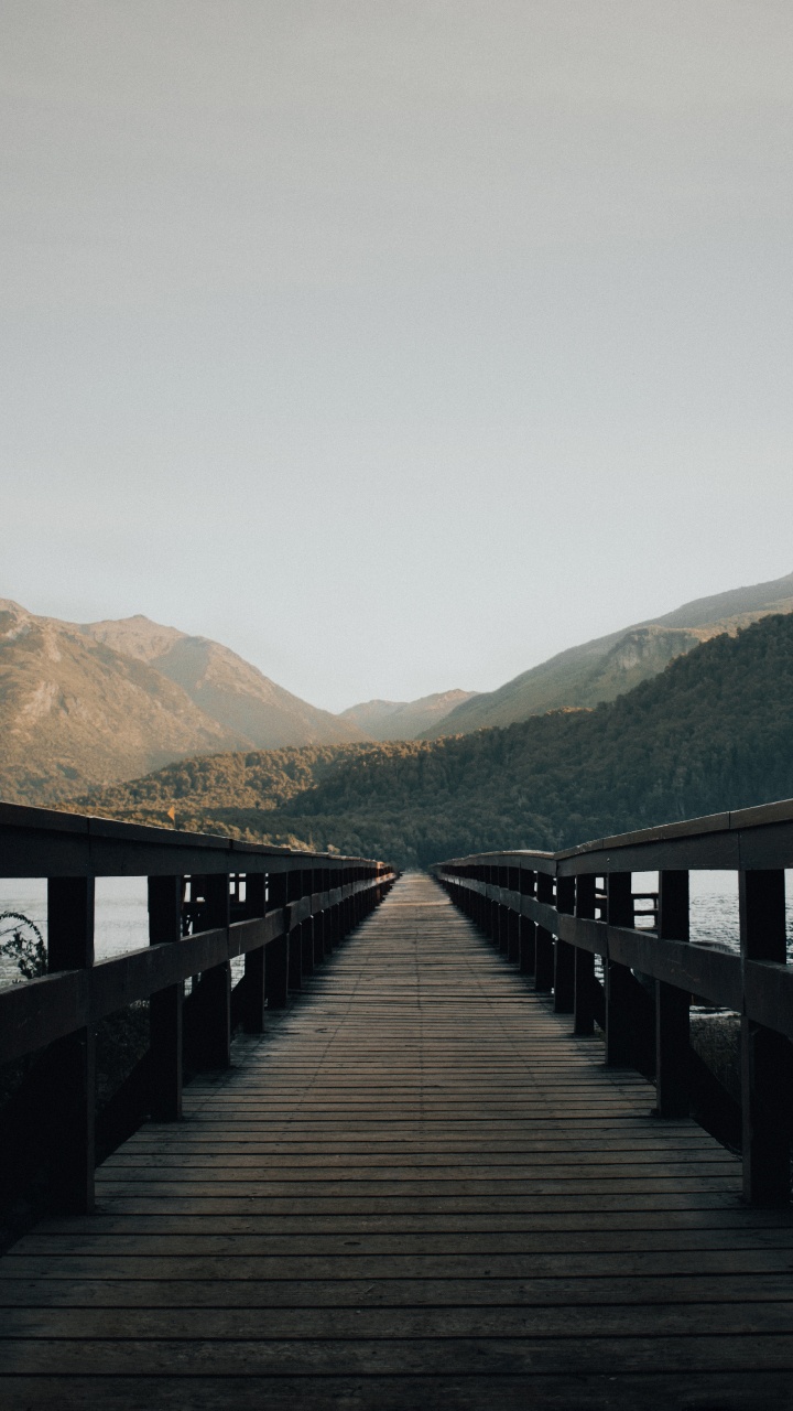 Paysage Naturel, Pier, Boardwalk, Dock, Lac. Wallpaper in 720x1280 Resolution