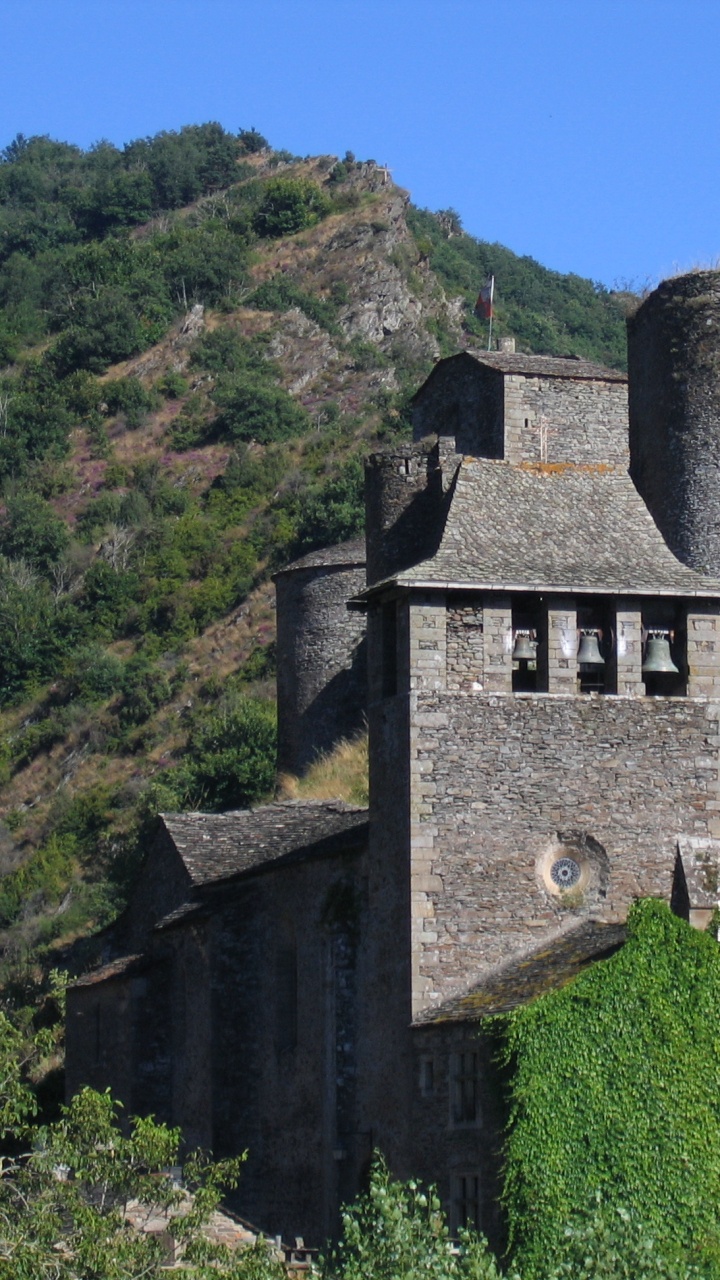 Bâtiment en Béton Gris Sur Terrain D'herbe Verte Pendant la Journée. Wallpaper in 720x1280 Resolution
