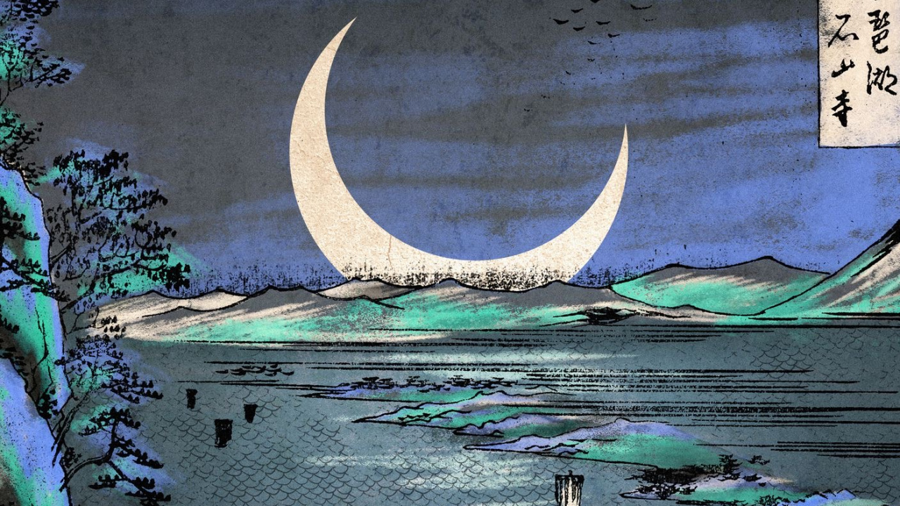 平板电脑, 气氛, Crescent, 月亮, 艺术 壁纸 1280x720 允许