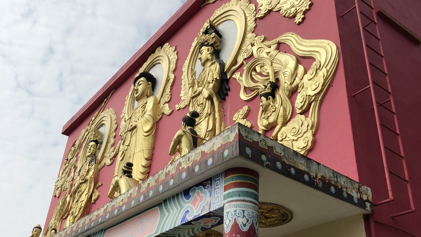 Landmark, Faade, Architecture, Facade, Chinese Architecture. Wallpaper in 1366x768 Resolution
