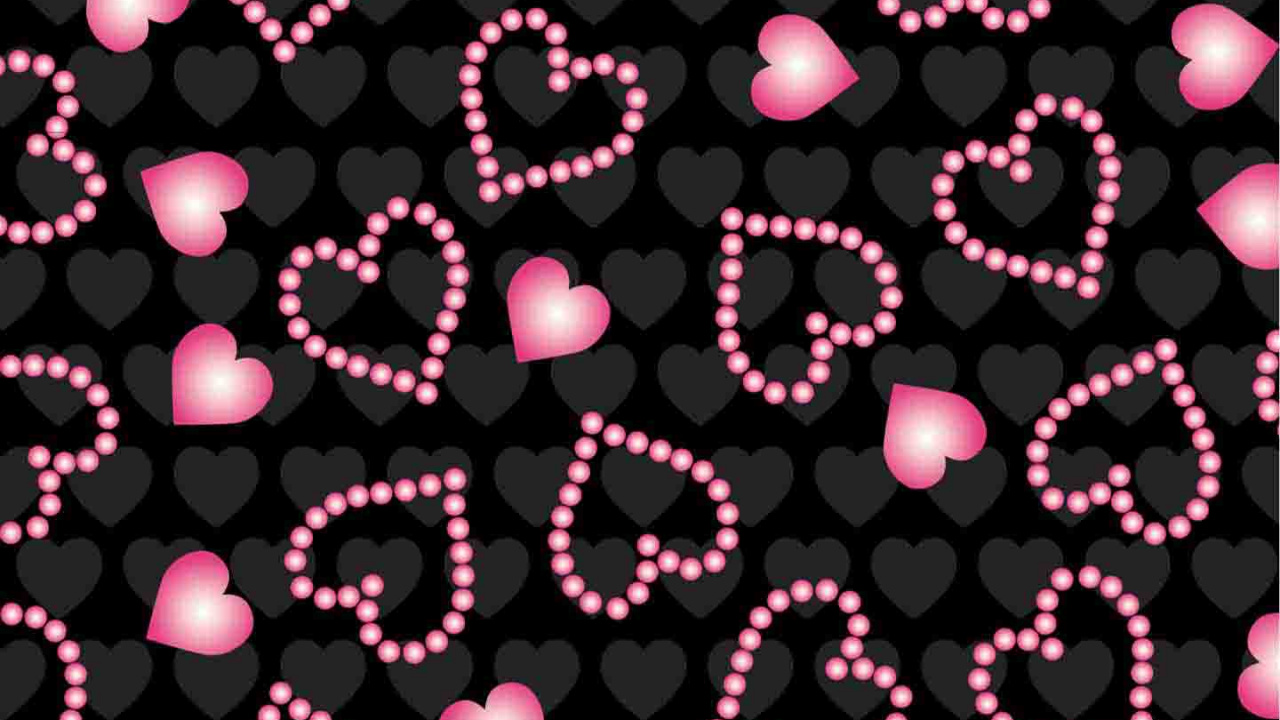 Muster, Wisgoon - Soziales Netzwerk, Design, Schwarz, Magenta. Wallpaper in 1280x720 Resolution