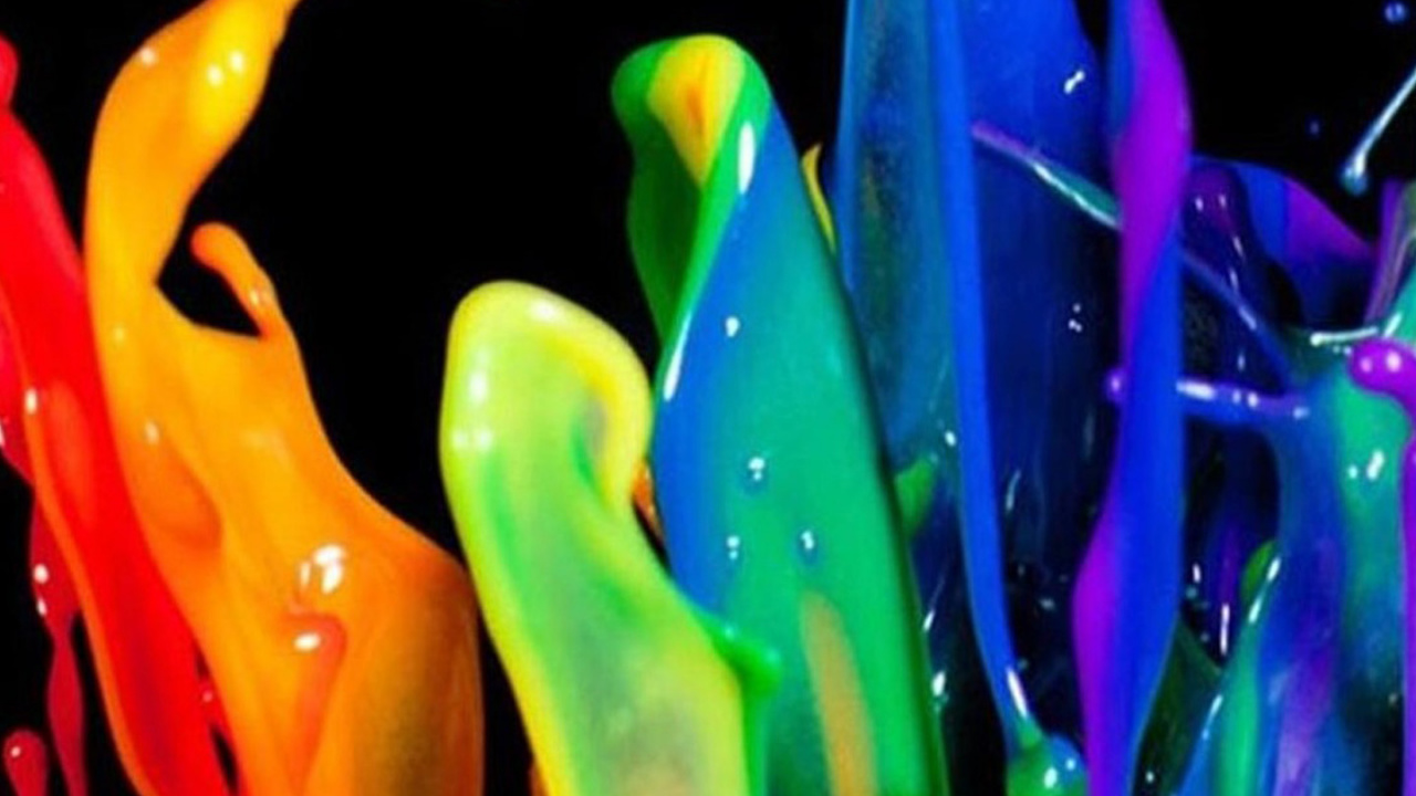 Orange Green Purple and Blue Lights. Wallpaper in 1280x720 Resolution