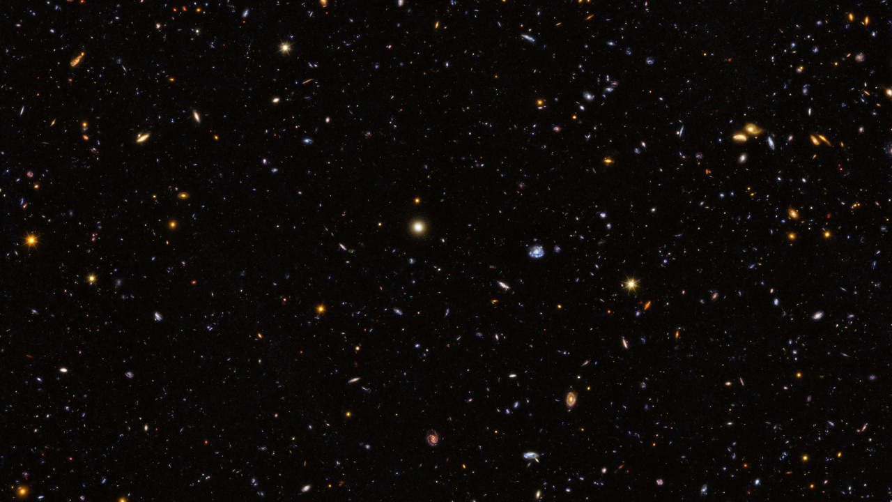 Estrellas Blancas y Negras en el Cielo. Wallpaper in 1280x720 Resolution