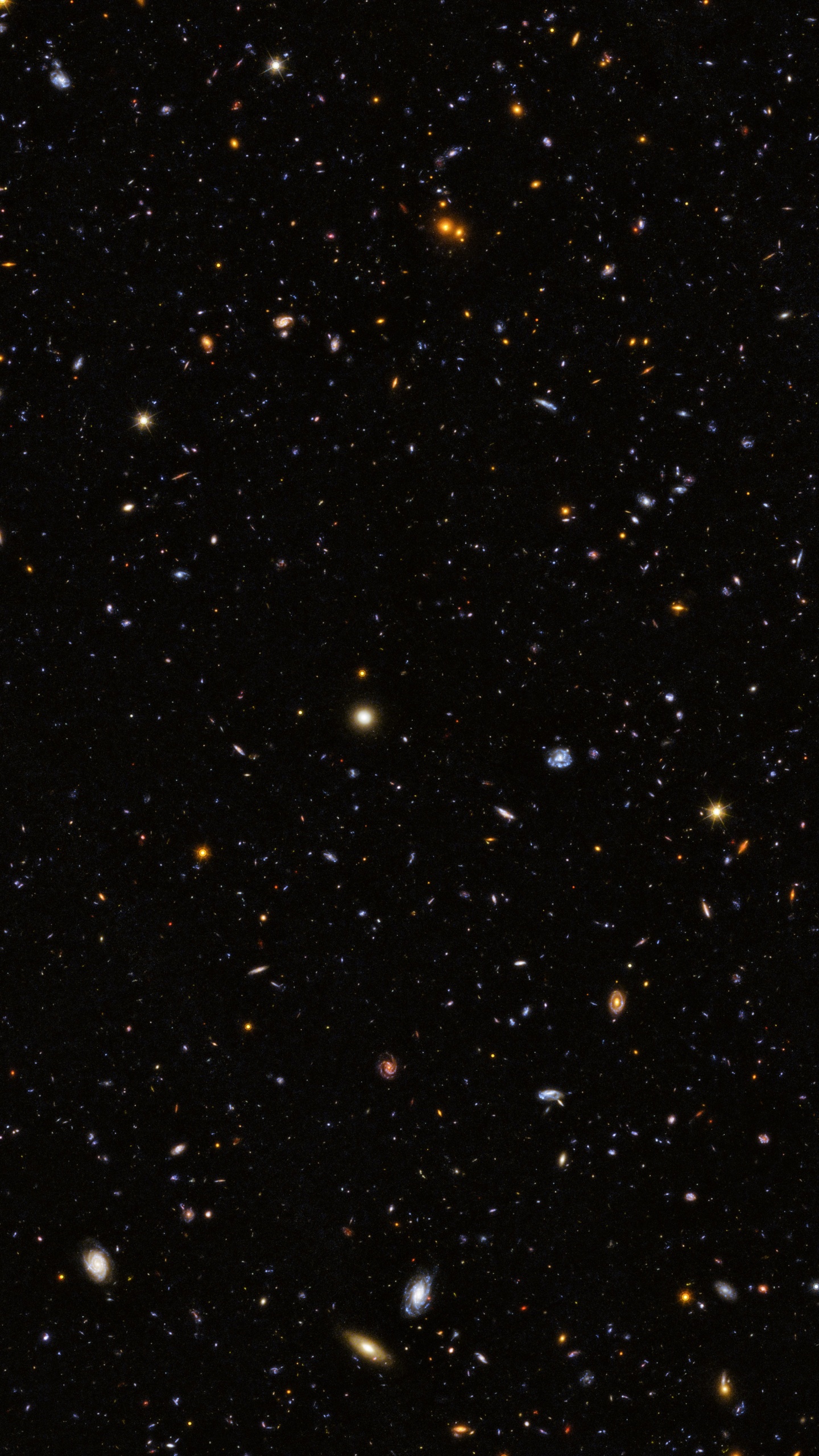 Estrellas Blancas y Negras en el Cielo. Wallpaper in 1440x2560 Resolution