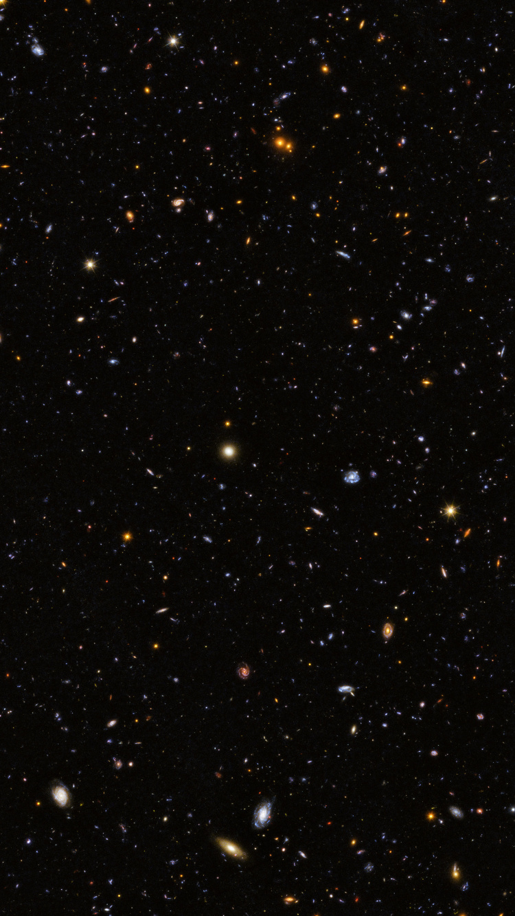 Schwarze Und Weiße Sterne am Himmel. Wallpaper in 750x1334 Resolution