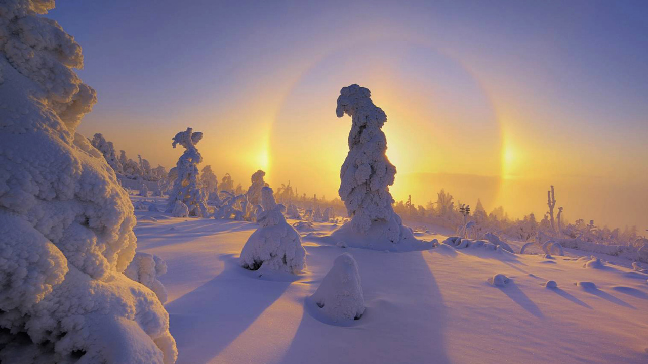 Snow Covered Field During Daytime. Wallpaper in 1280x720 Resolution