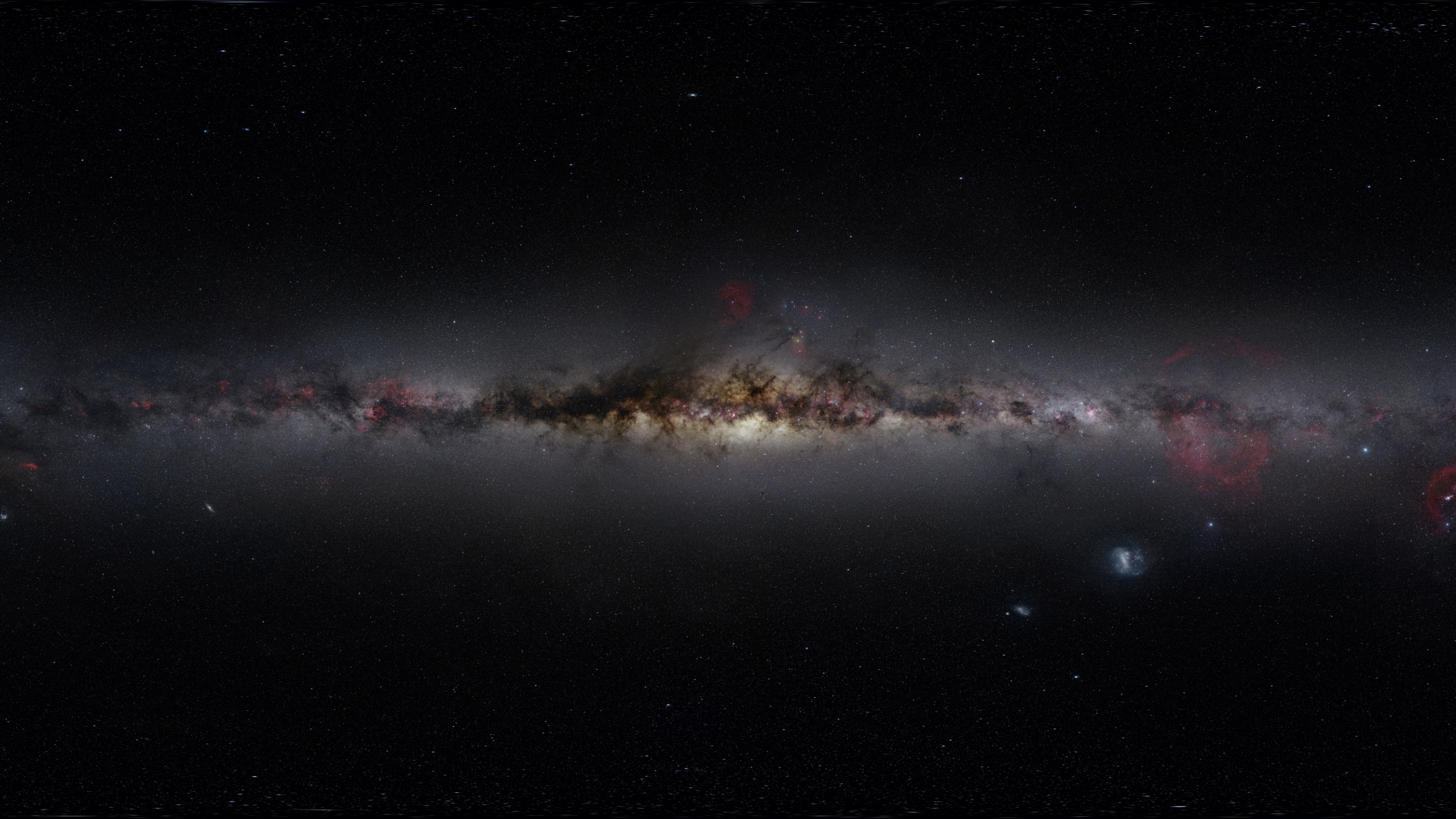 Milky Way, Astronomy, Nebula, Galaxy, Atmosphere. Wallpaper in 2560x1440 Resolution