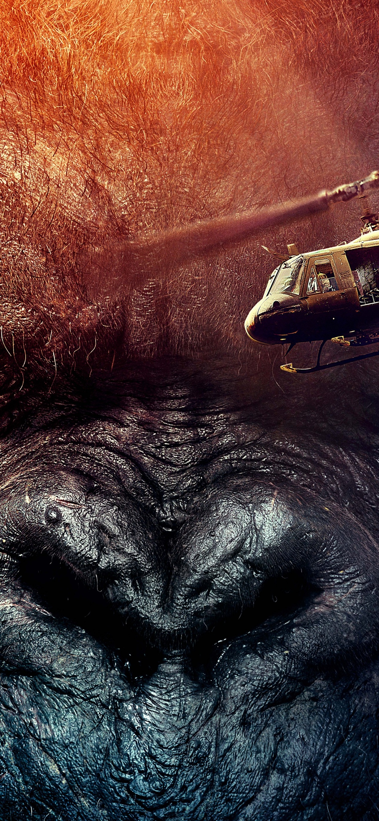 Black and Brown Lion Painting. Wallpaper in 1242x2688 Resolution