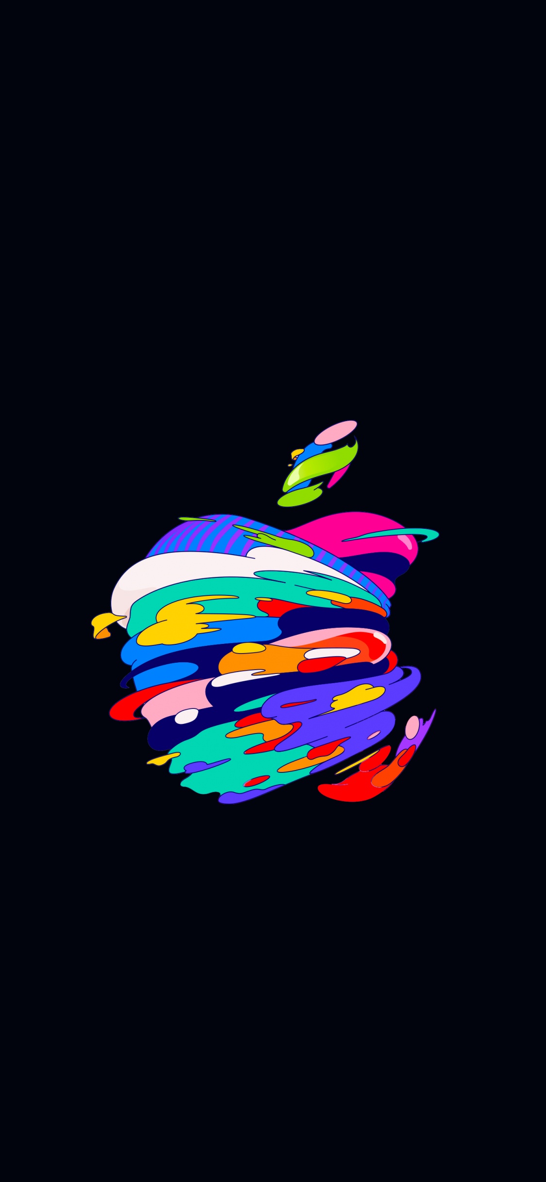 Manzana, Ios, El Efecto Visual de la Iluminación, Magenta, Gas. Wallpaper in 1125x2436 Resolution