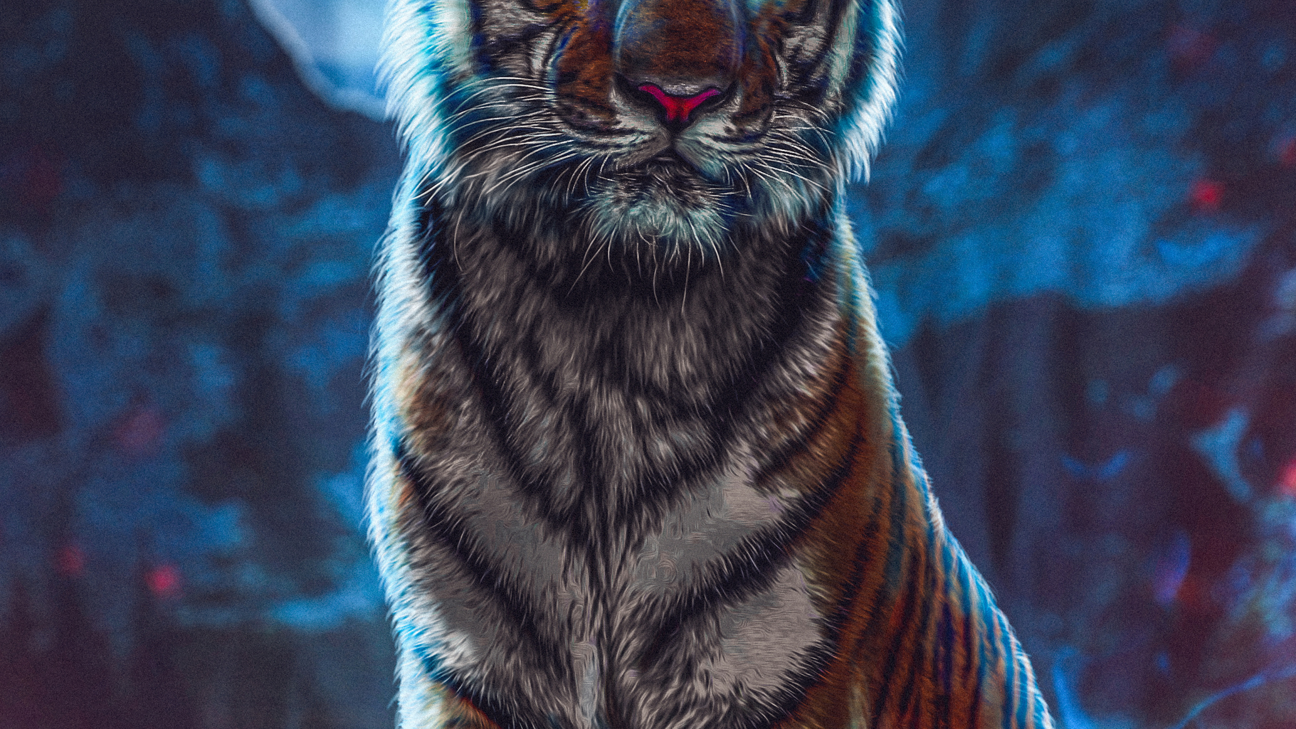 Lion, Chat, Tigre, Great Dane, Felidae. Wallpaper in 2560x1440 Resolution