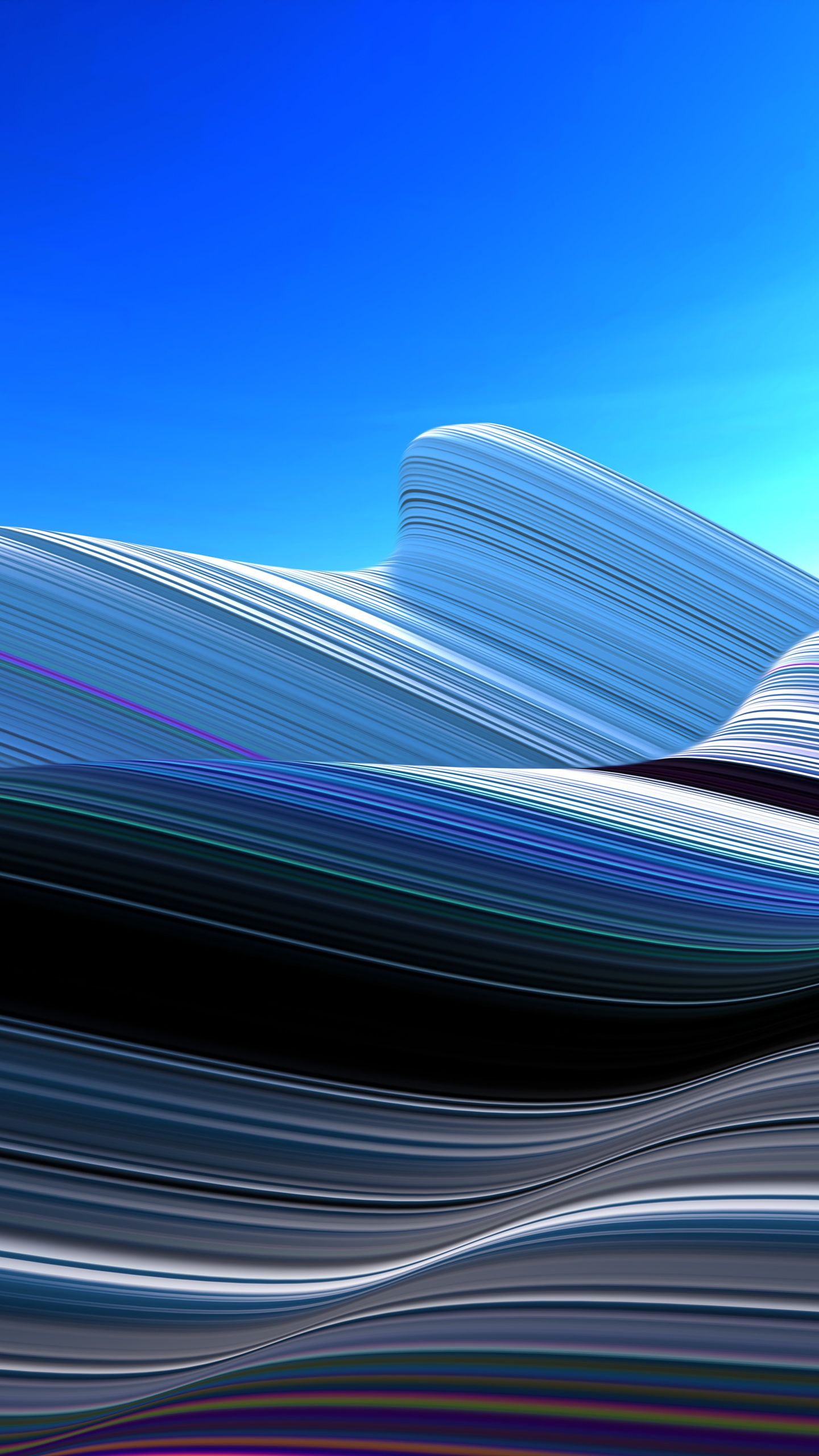 Sable Blanc et Brun Sous Ciel Bleu. Wallpaper in 1440x2560 Resolution