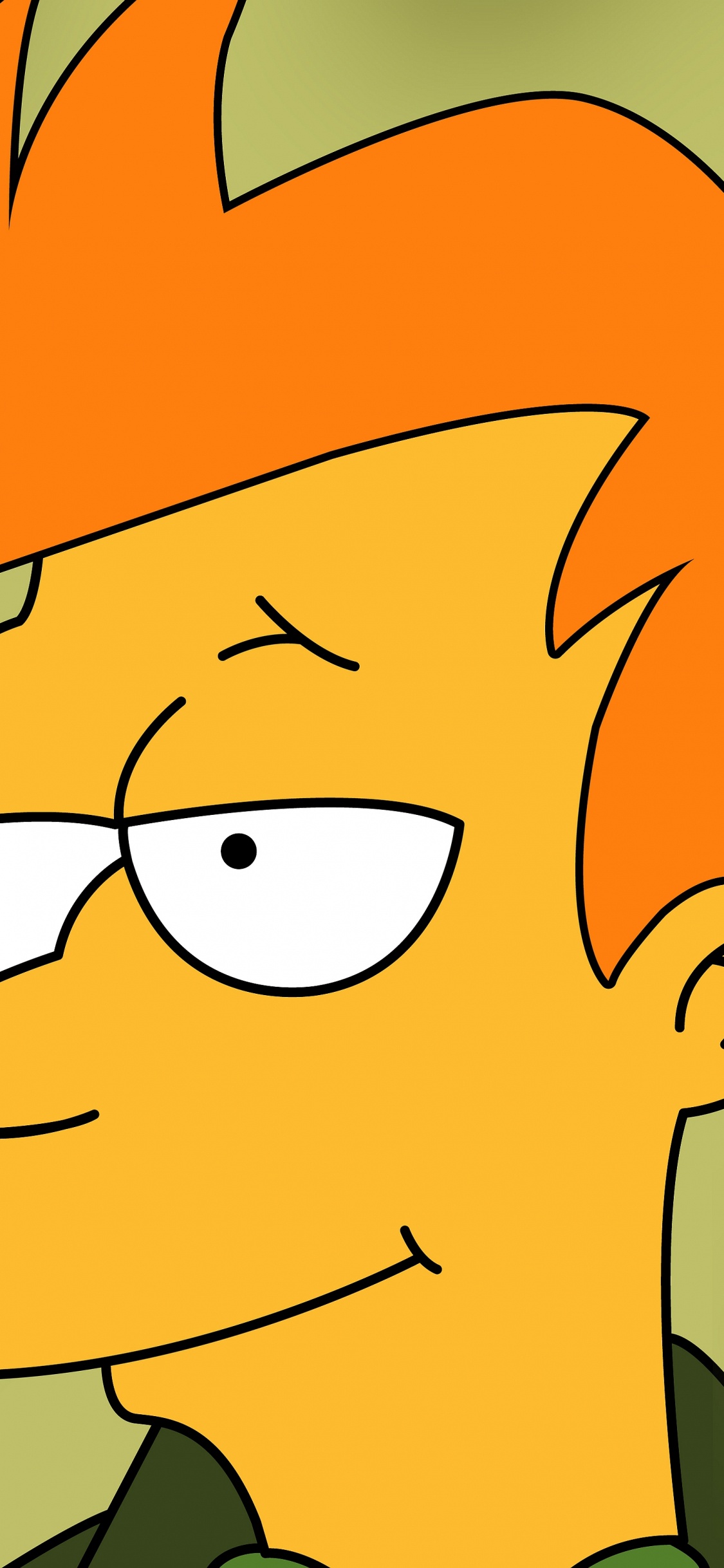 Orange Und Gelb Mein Kleiner Pony Charakter. Wallpaper in 1125x2436 Resolution