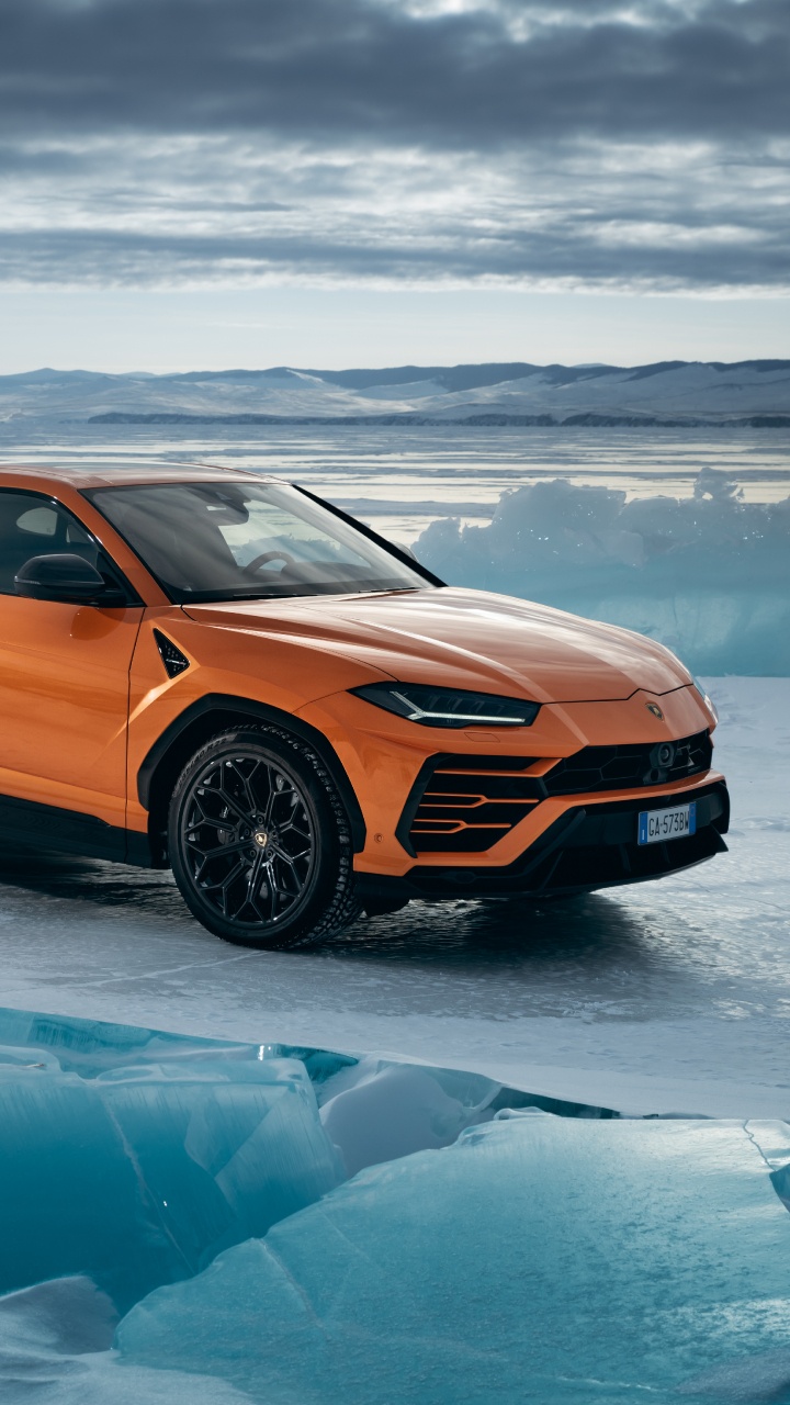 Lamborghini Urus Pearl Capsule Orange 壁纸 720x1280 允许
