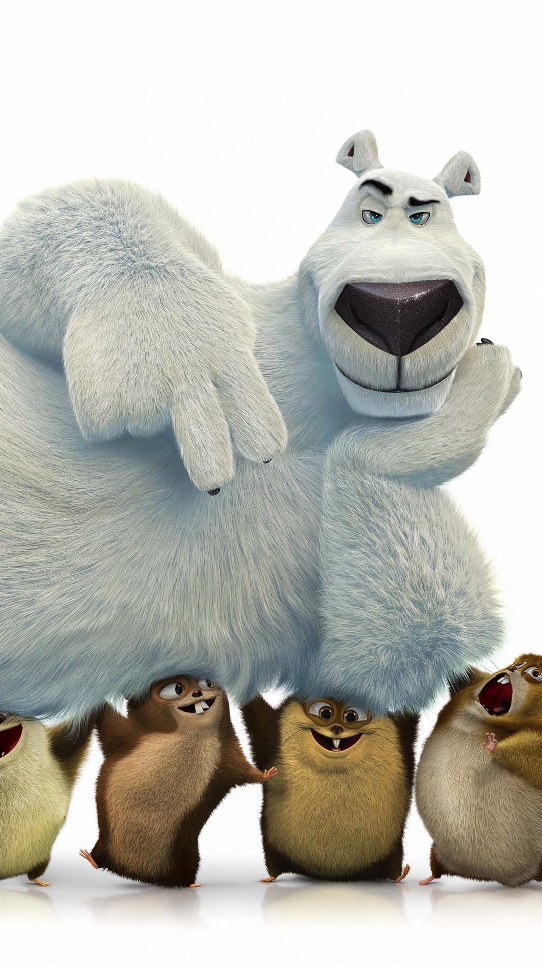 北极熊, 毛绒玩具, 动画, 毛绒, 电影 壁纸 1080x1920 允许