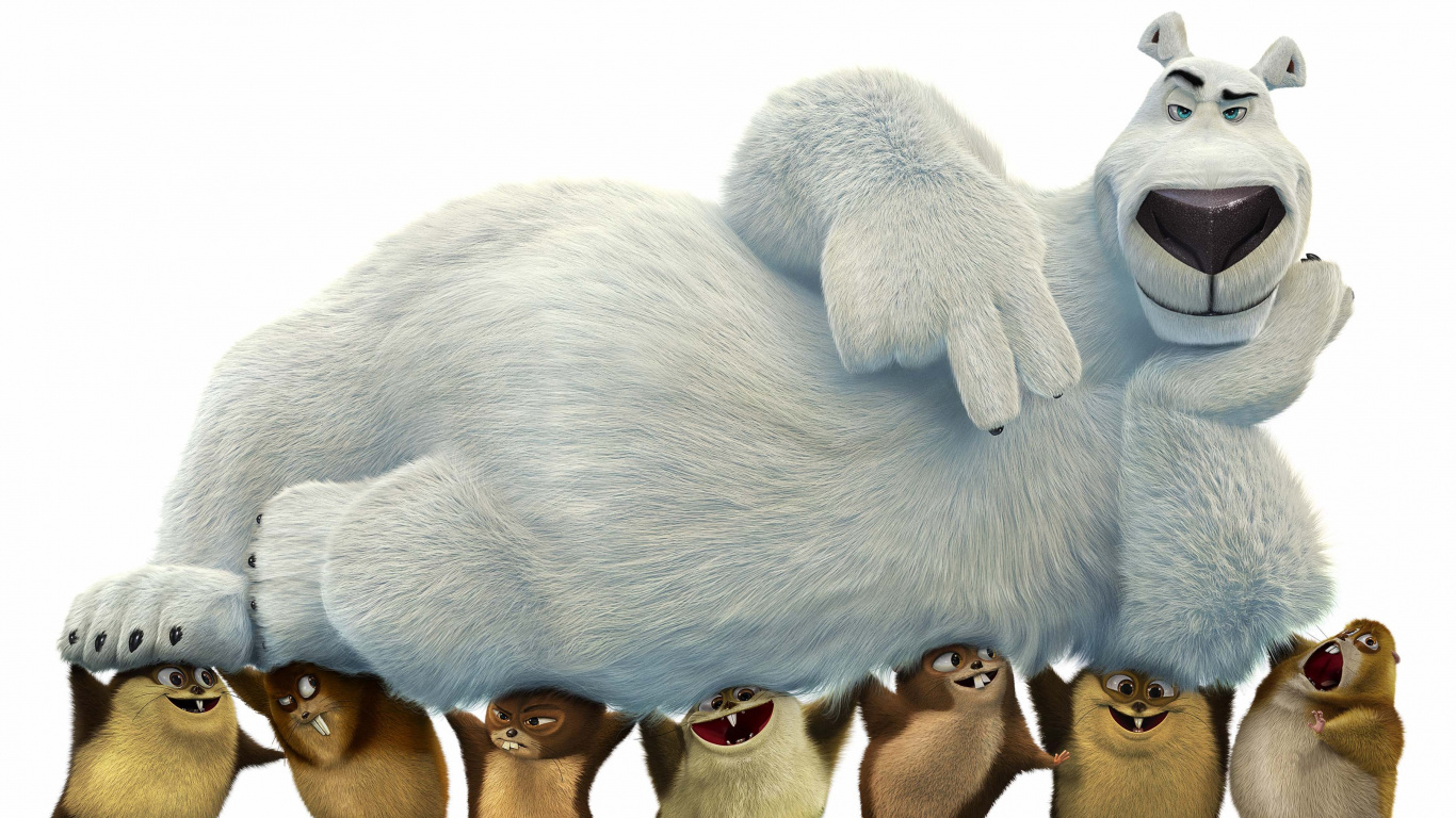 北极熊, 毛绒玩具, 动画, 毛绒, 电影 壁纸 1366x768 允许