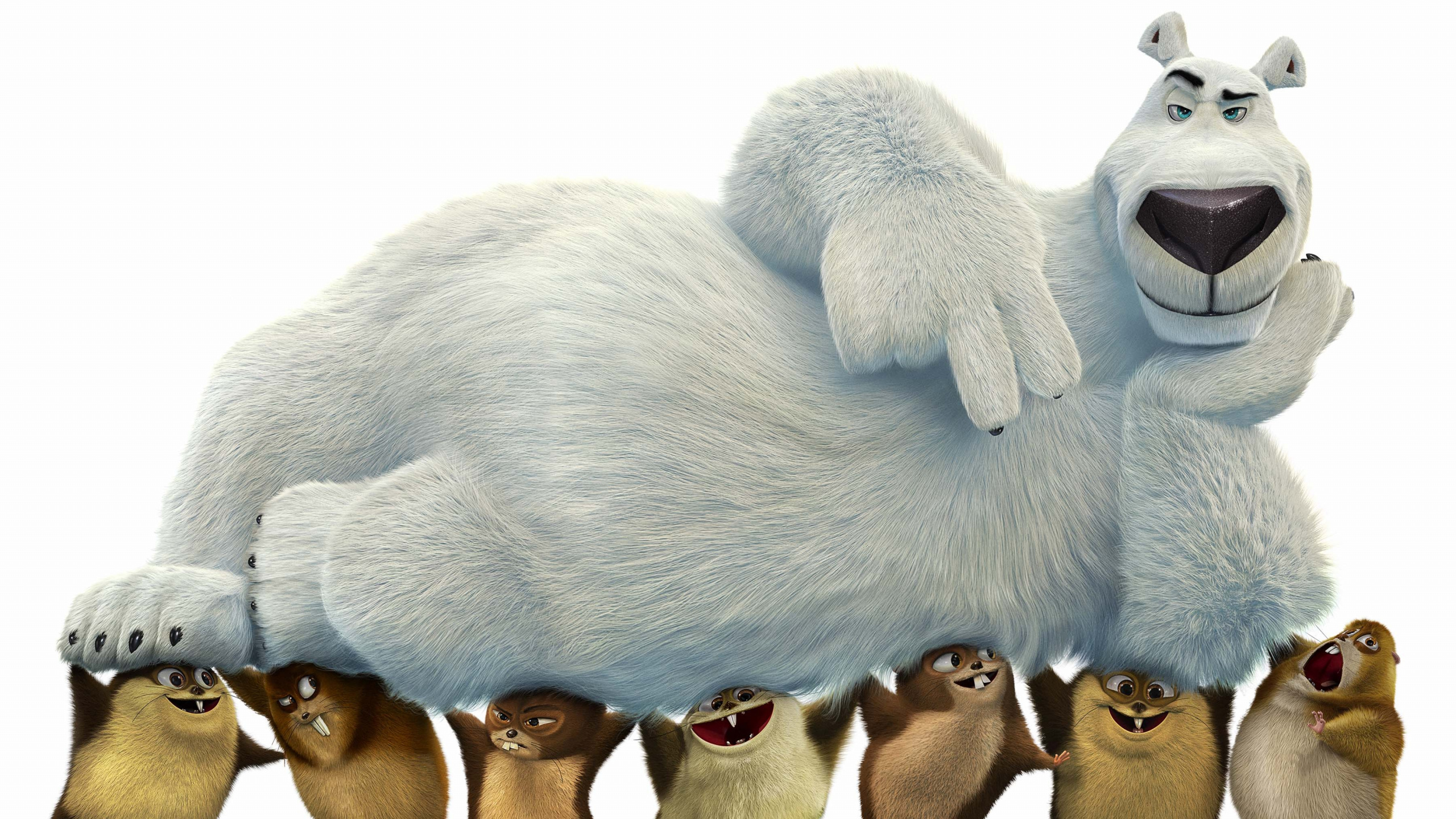 北极熊, 毛绒玩具, 动画, 毛绒, 电影 壁纸 2560x1440 允许