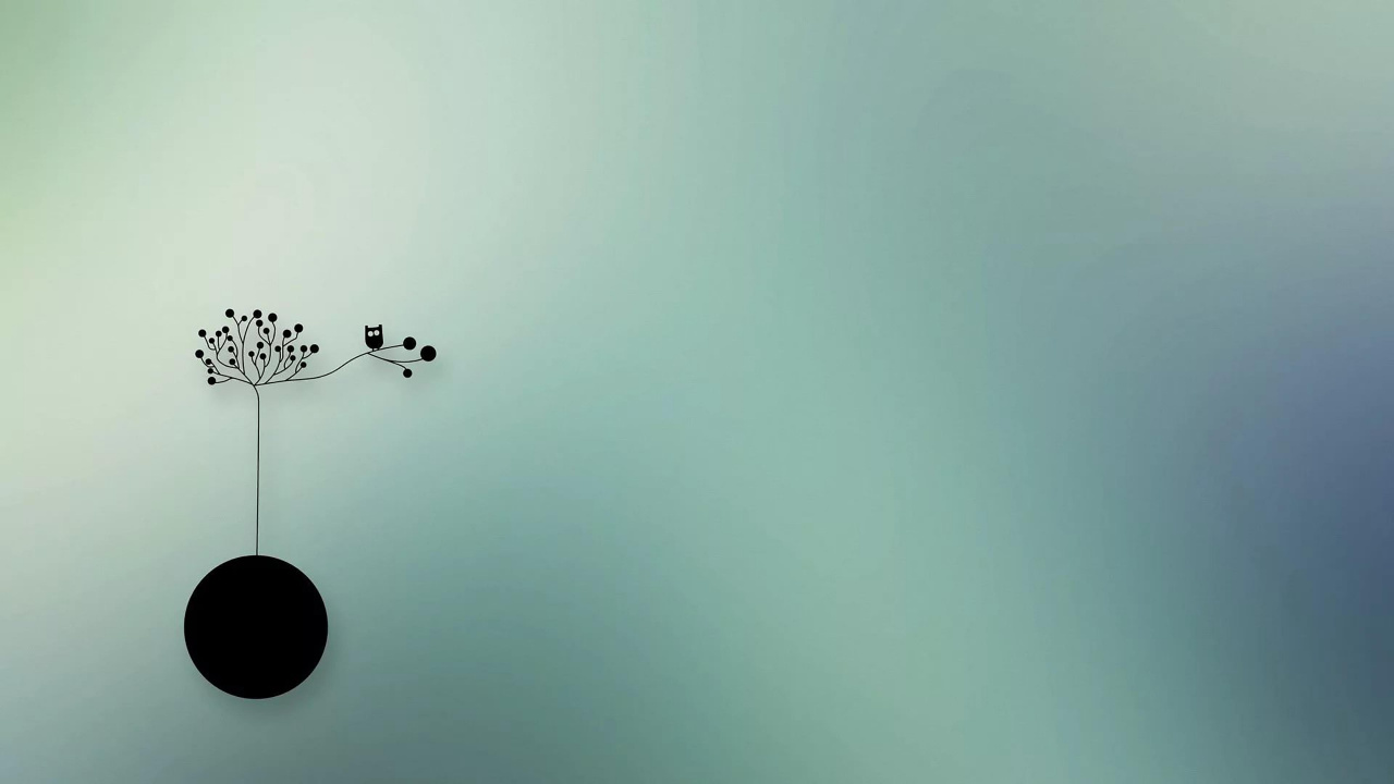 Minimalism, Water, Cloud, Twig, Tree. Wallpaper in 1280x720 Resolution
